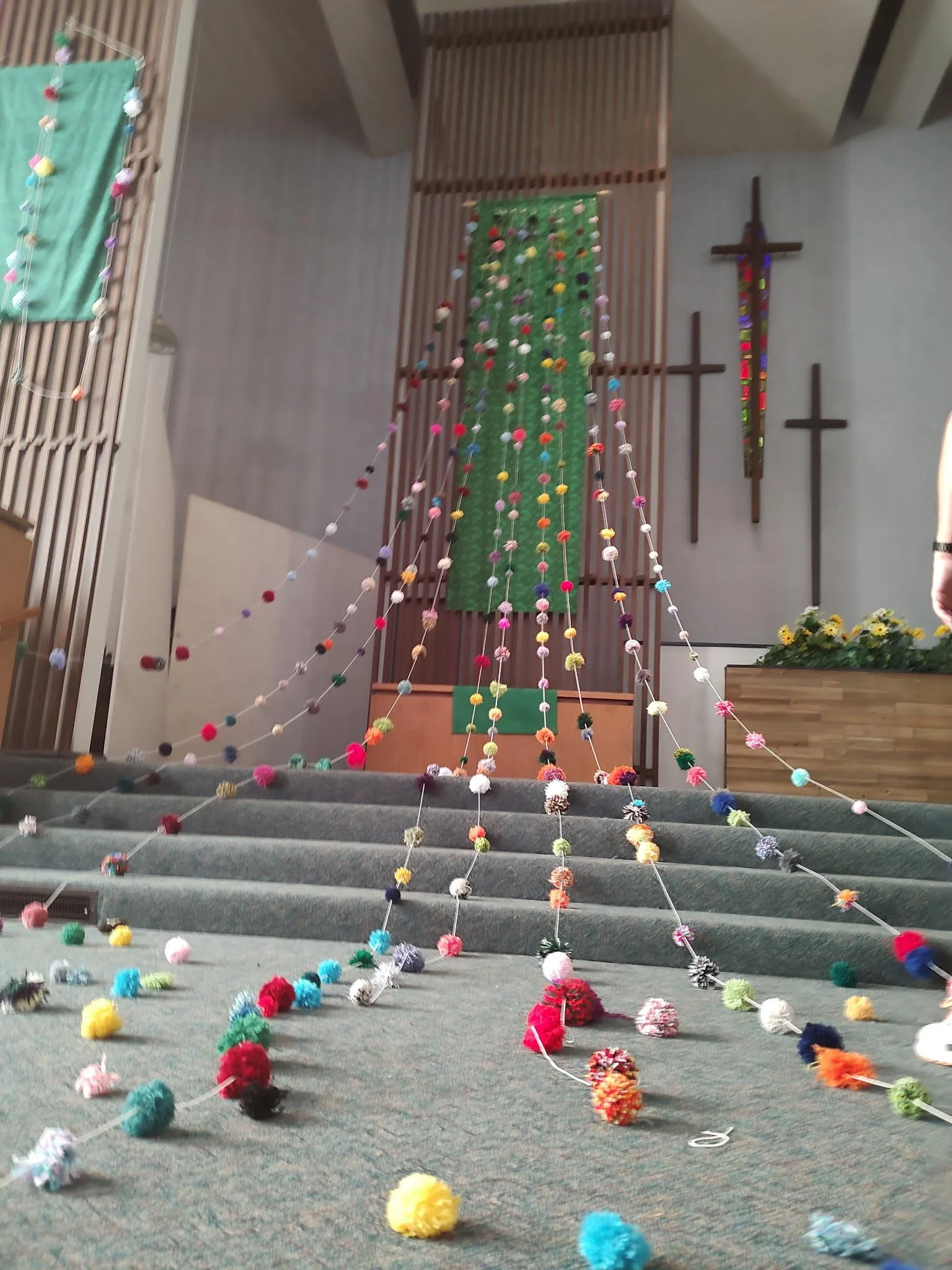 "Pom Poms" Community Art Project