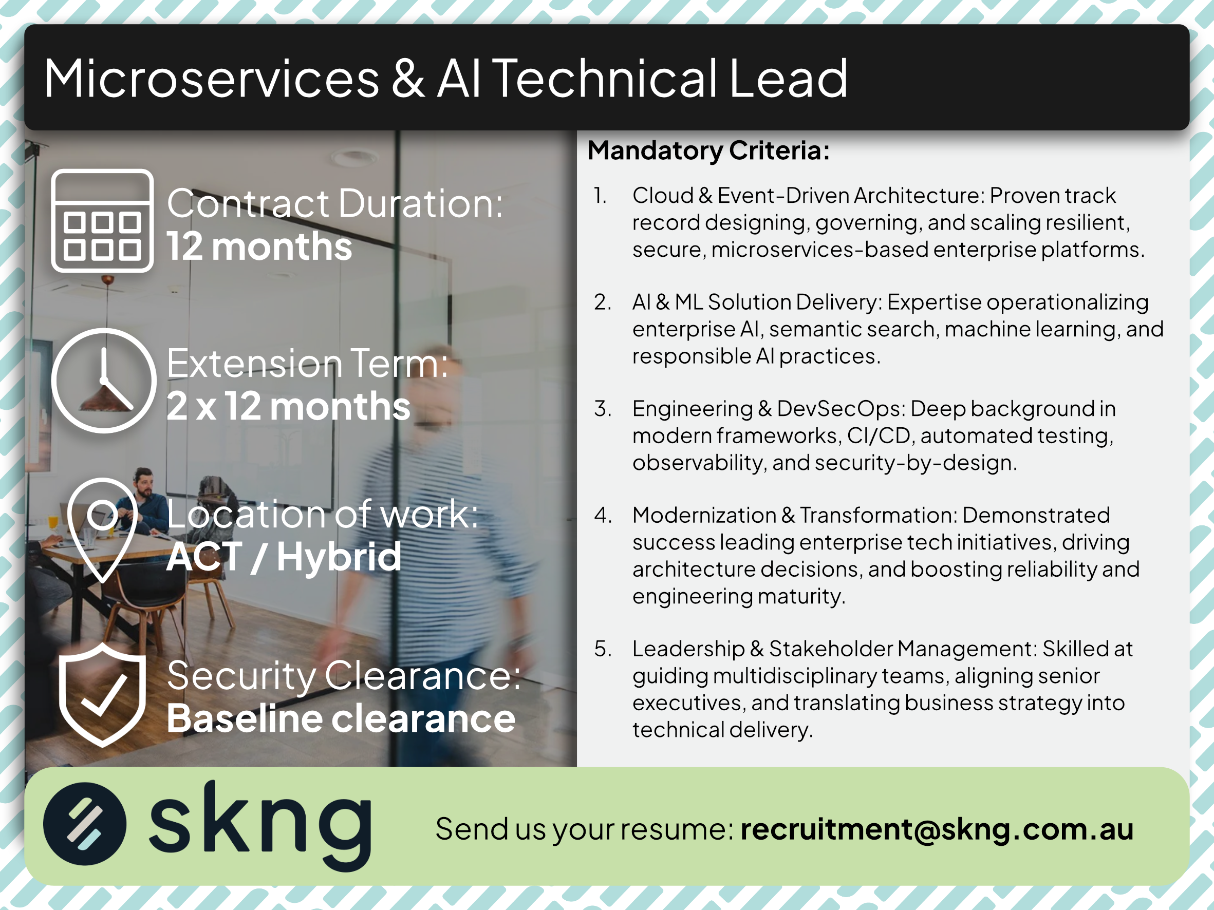 Microservices &amp; AI Technical Lead - LH-07526