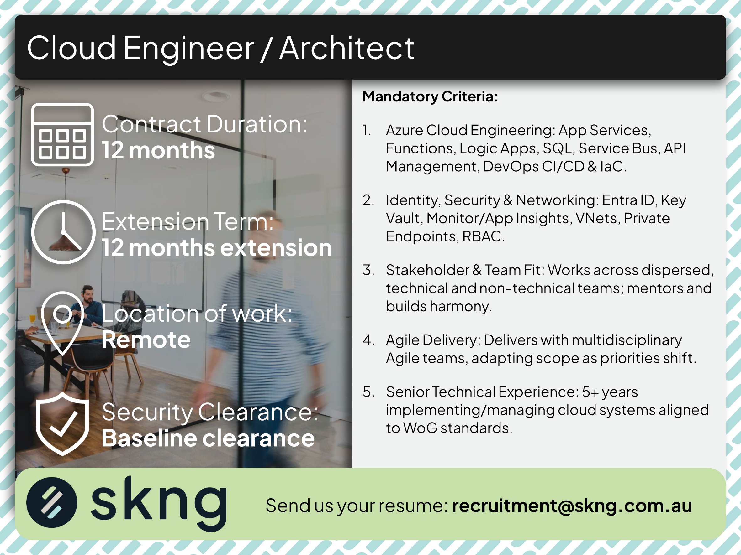 Cloud Engineer / Architect  - LH-07807