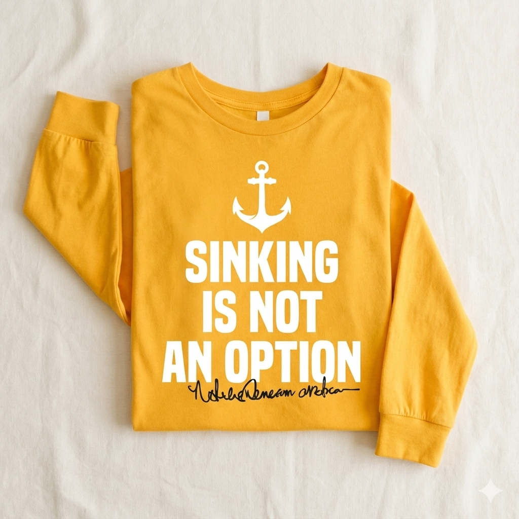 Sinking Is Not An Option Signature Long Sleeve Tee
