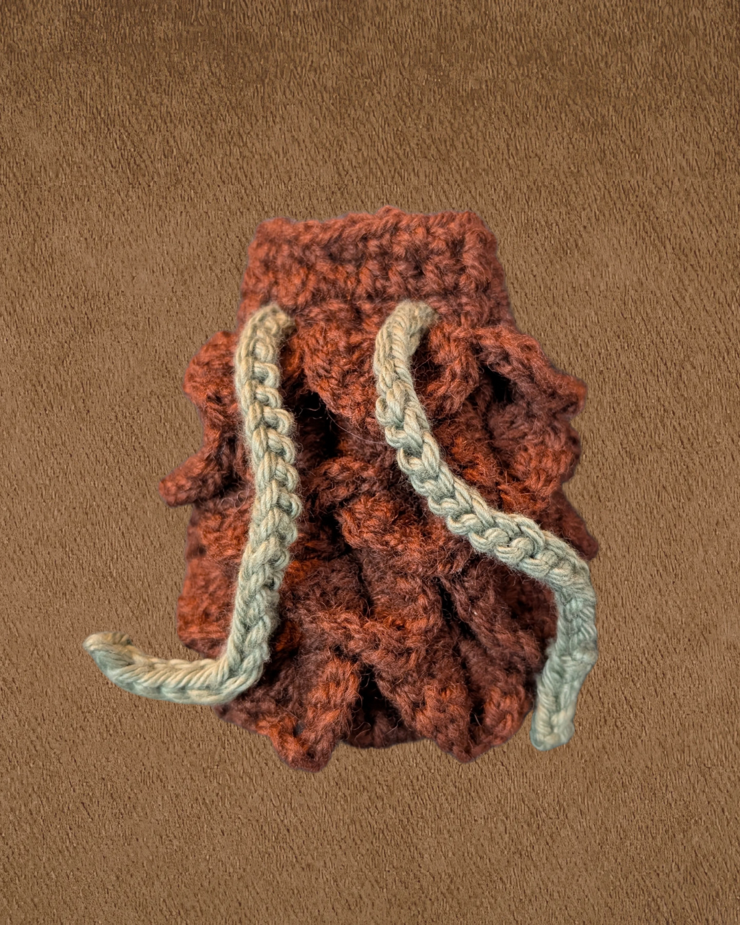 Crochet Loot Sack - Pinecone