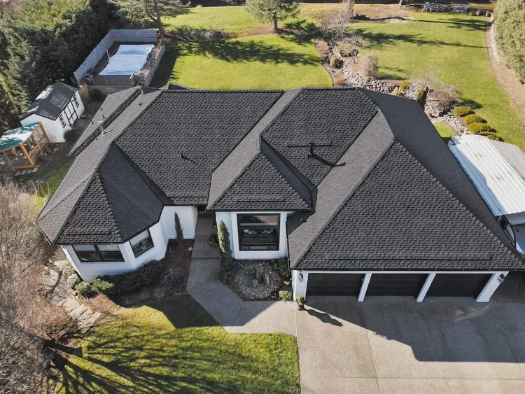 New roof installation