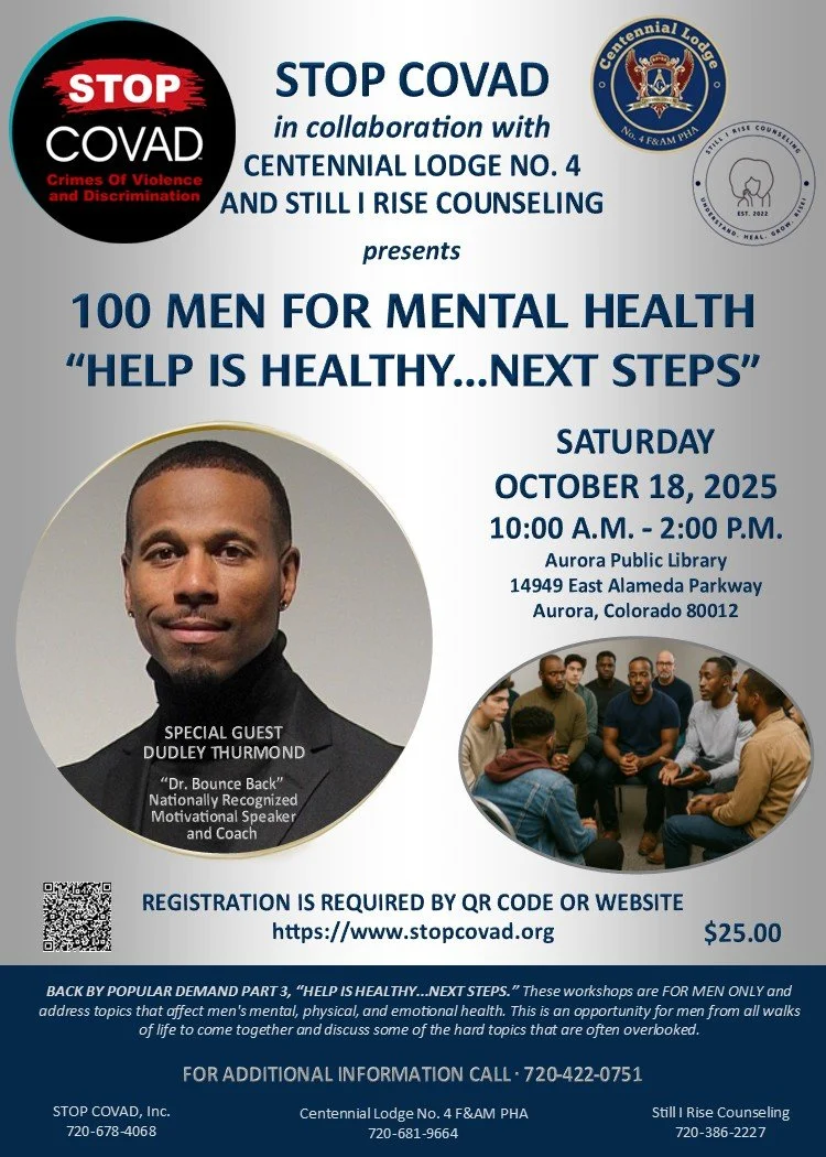 Stop COVAD 100 Men For Mental Health