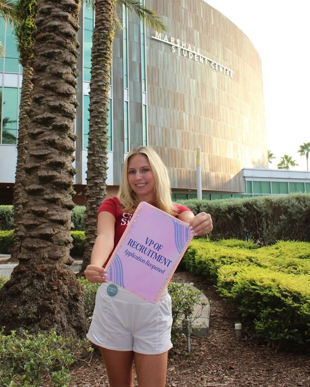 The Panhellenic Vice President of Recruitment applications have reopened! ✨
Applications are due November 7th.

Apply through the link in our bio or visit panhellenicusf.com/applications.

If you have any questions or are interested in the position, 