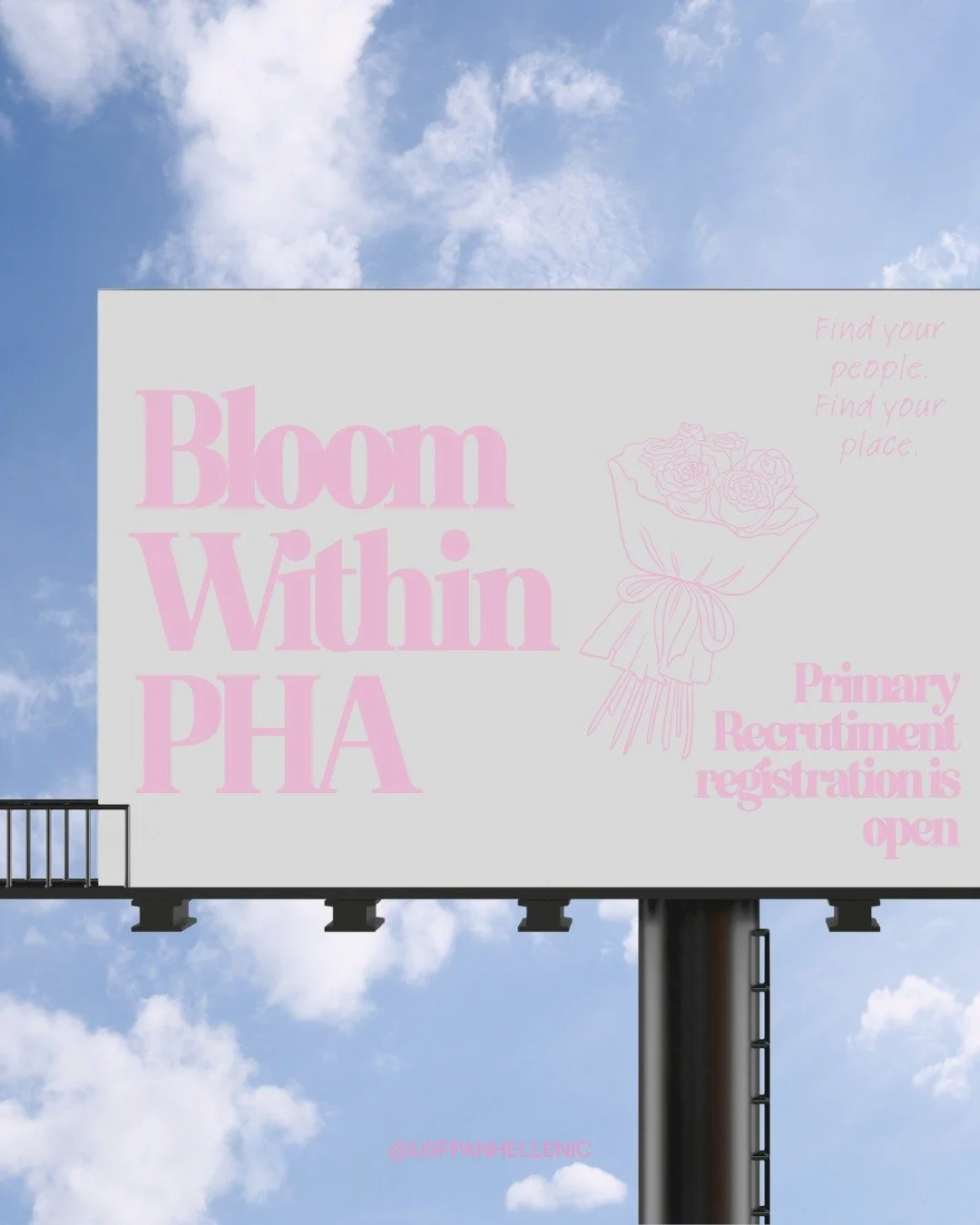 Here's your sign to bloom with PHA💐

Your college experience is waiting to blossom. Register for Panhellenic Recruitment and find the community where you'll grow, belong, and make lifelong memories. Register through the link in our bio, see you soon