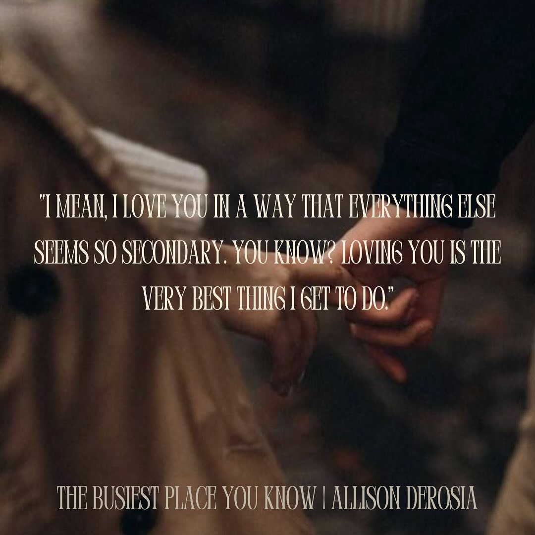 Thank you so much to everyone who has shown so much support the last couple weeks. I am so excited to share this story with you all. Until then here&rsquo;s a little Rhett Atwood for ya. 🥰 
#thebusiestplaceyouknow #allisonderosia #booktok