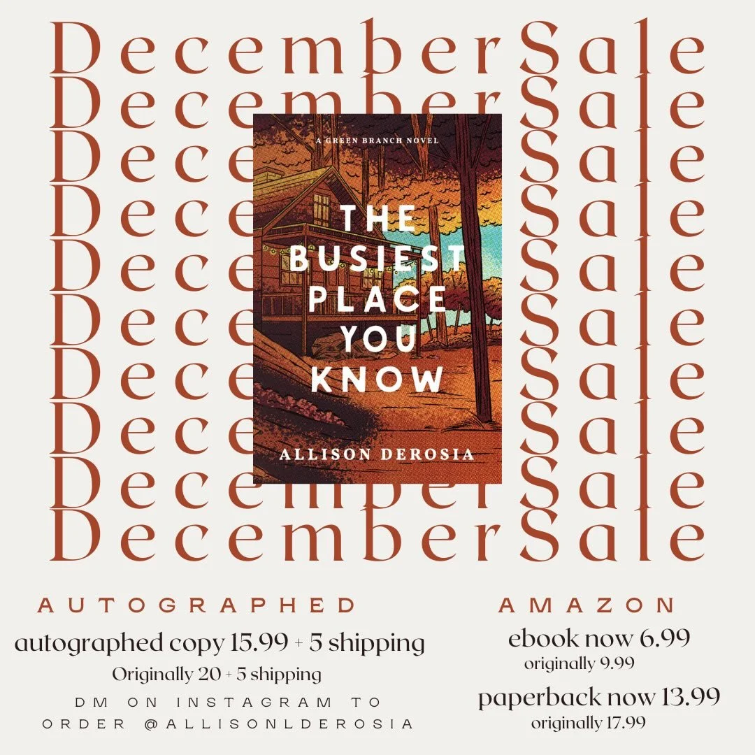 Happy December!! The Busiest Place You Know is on sale all December! The paperback on Amazon is only $13.99, and ebook $6.99! I&rsquo;m also doing discounted autographed copies (dm me to order) for $15.99 + $5 shipping!! Buy those Christmas gifts or 