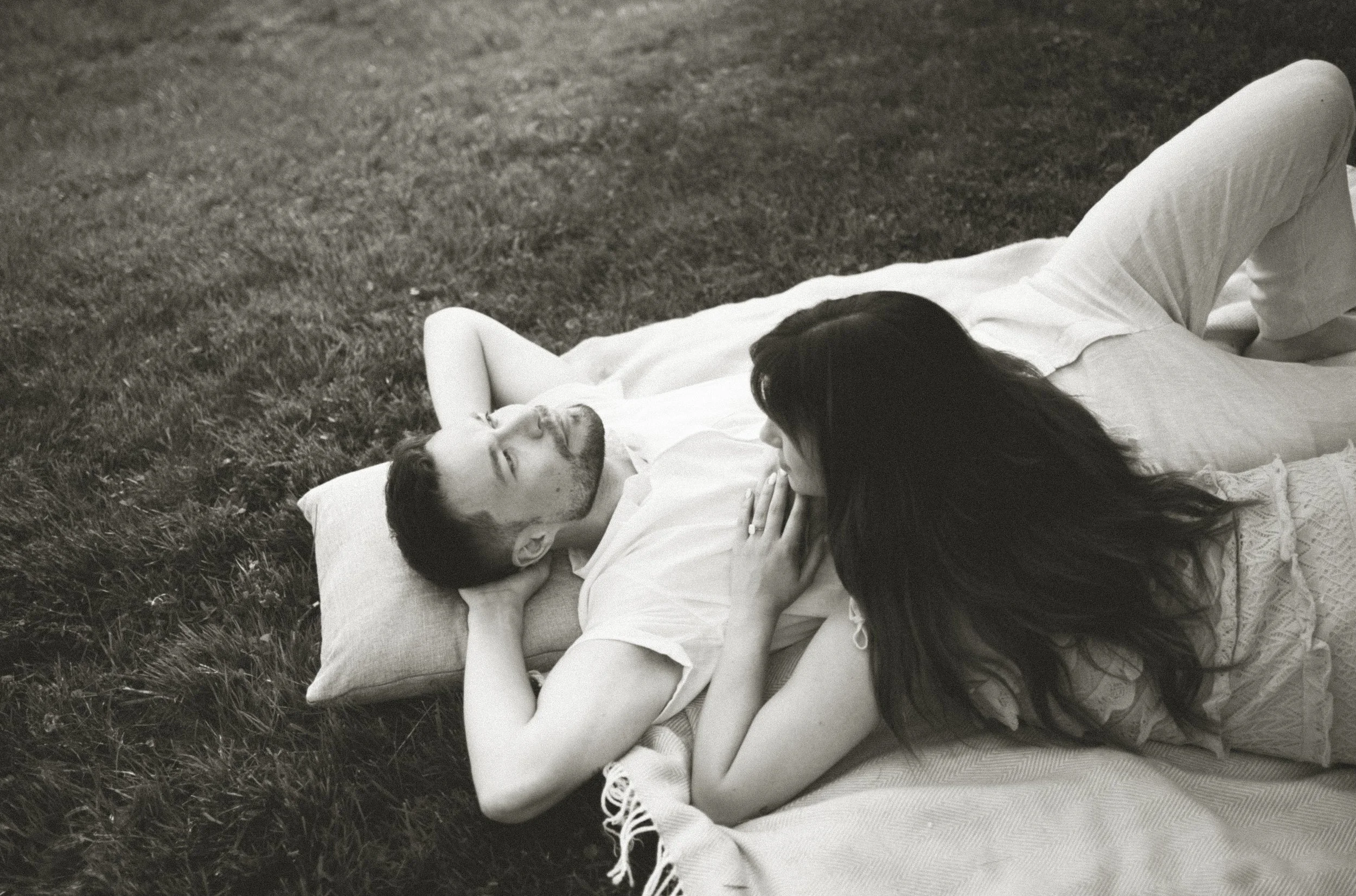 A Simple Backyard Engagement Shoot 