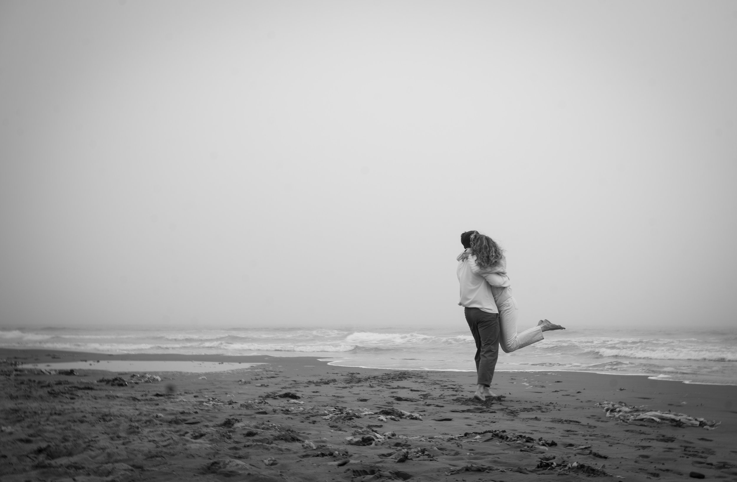 Less Posing, More Playing: A Beach Engagement Shoot