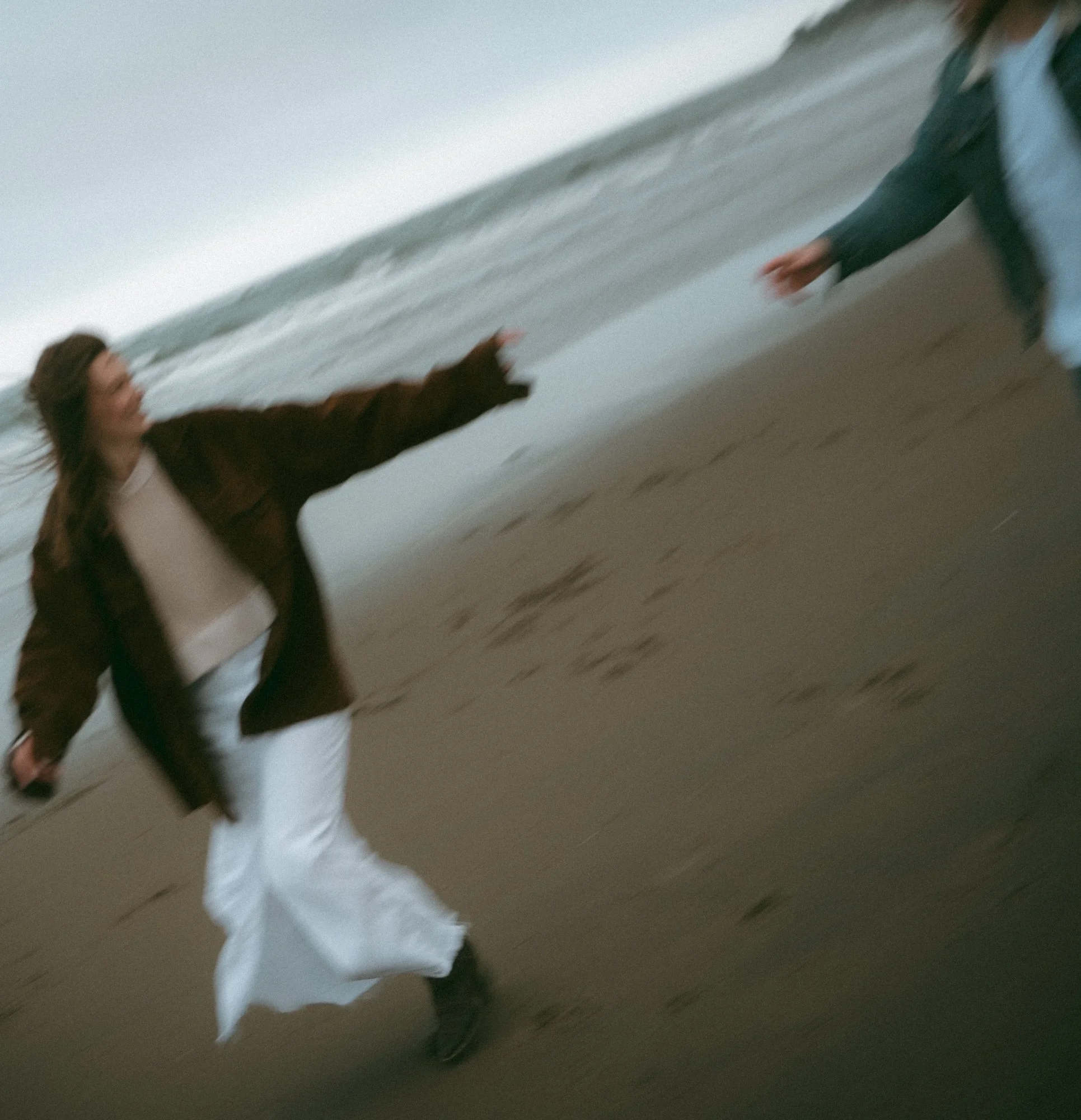A Misty Beach Engagement Session in Nova Scotia 