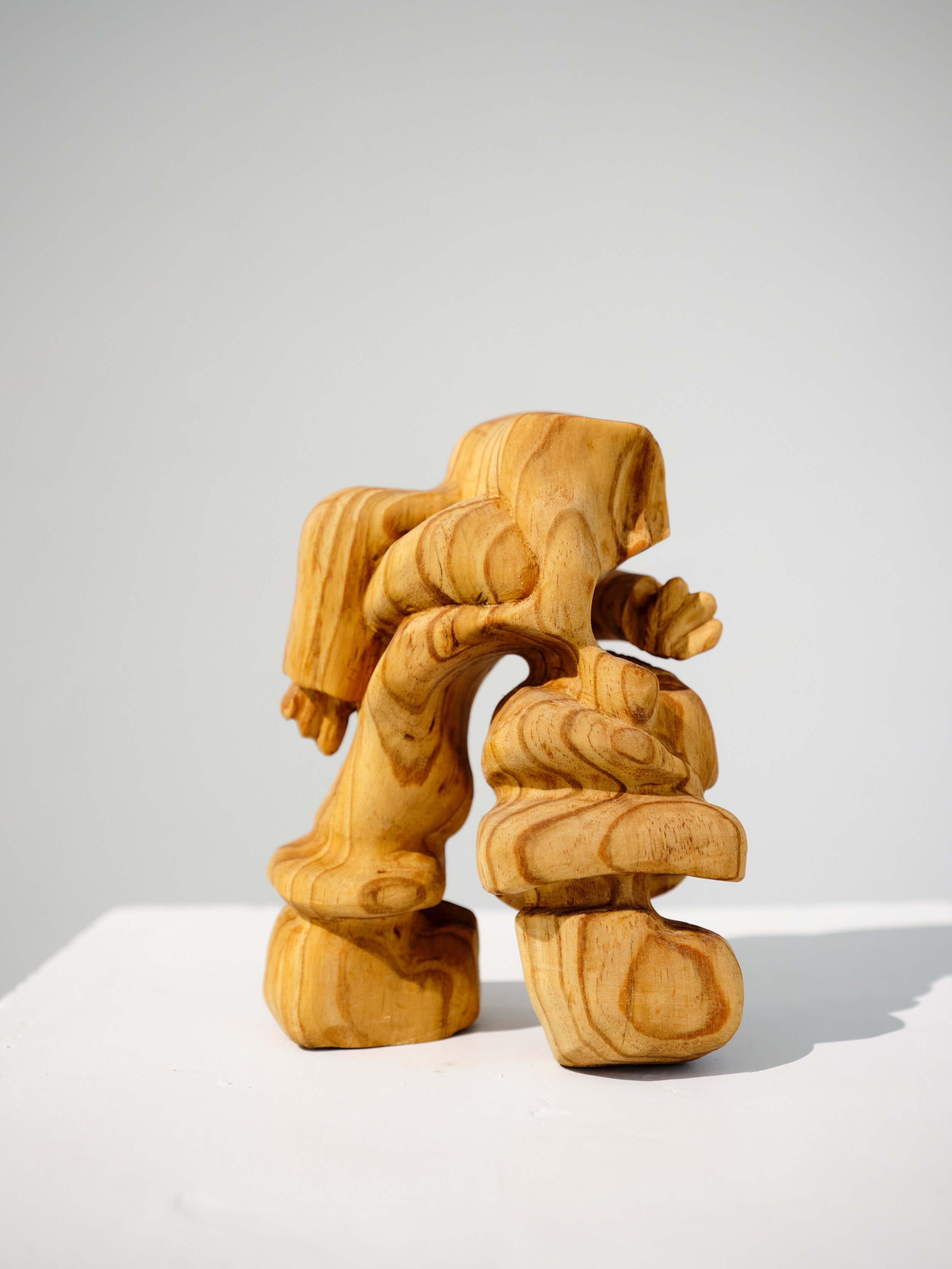 "Walking in Paris sculpture"
7” x 3.5” x 8.5"
2023
pine, linseed oil