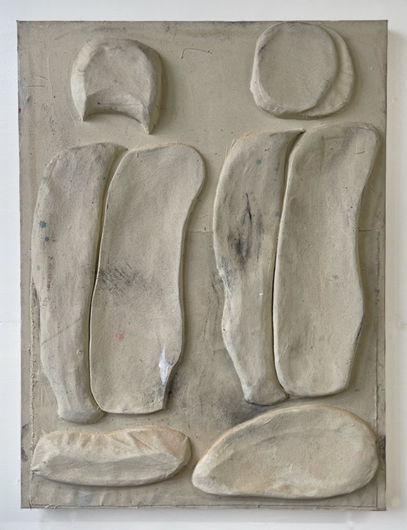 "Together no.2"
40"x32"
2025
oil, graphite, paint, gesso, on canvas