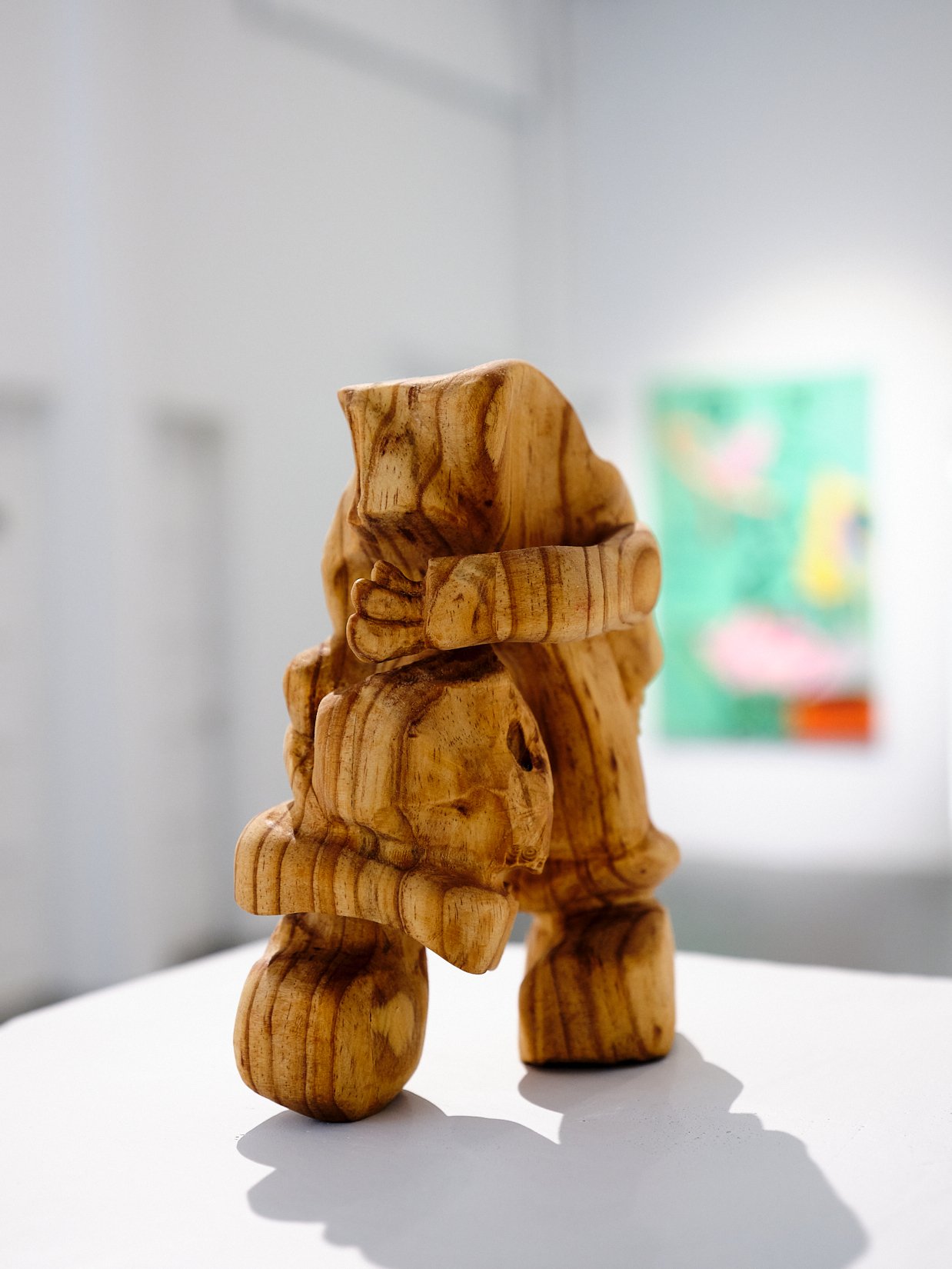 "Walking in Paris sculpture"
7” x 3.5” x 8.5"
2023
pine, linseed oil