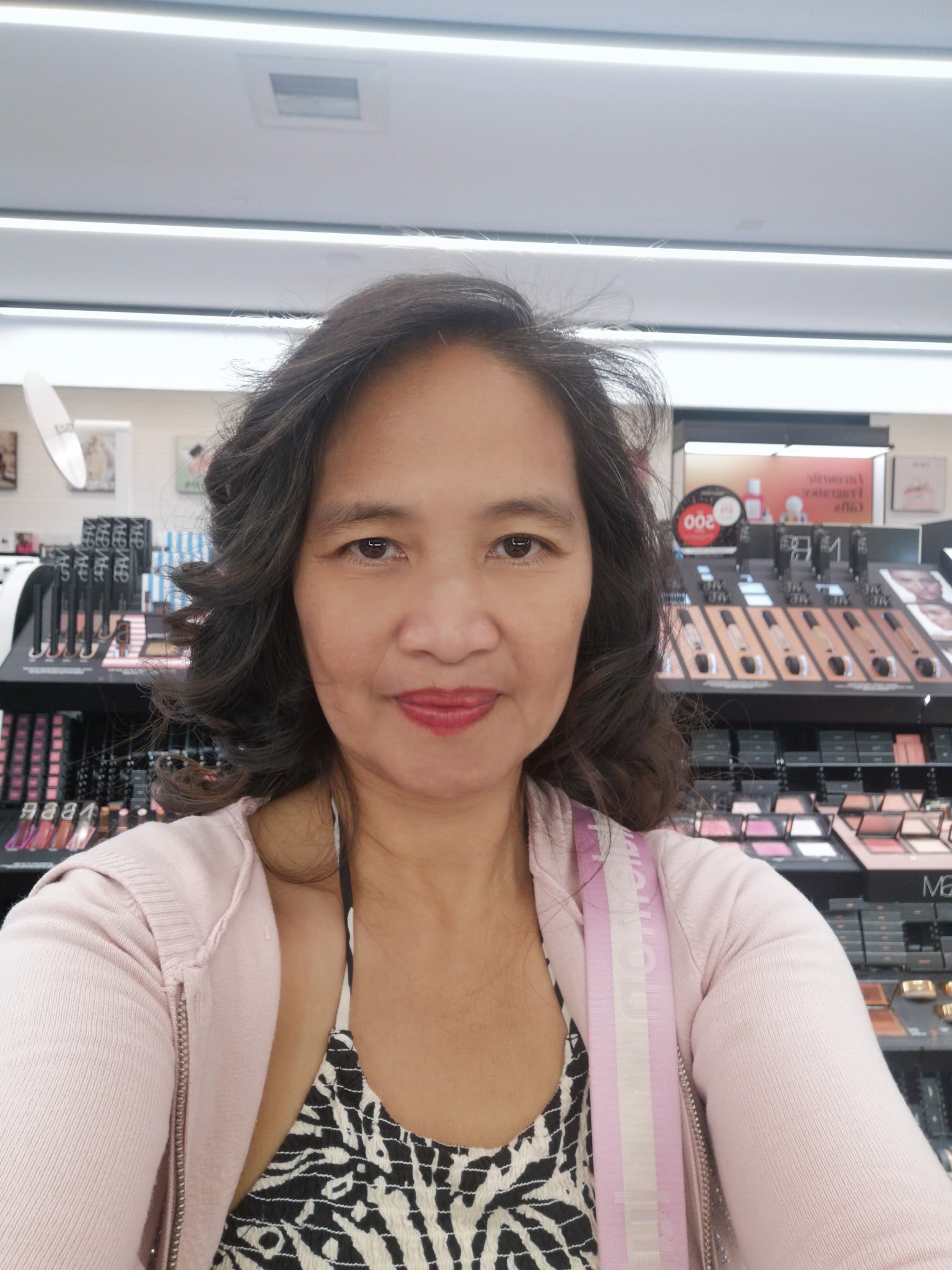 This is Cherrie's "before" shot.  