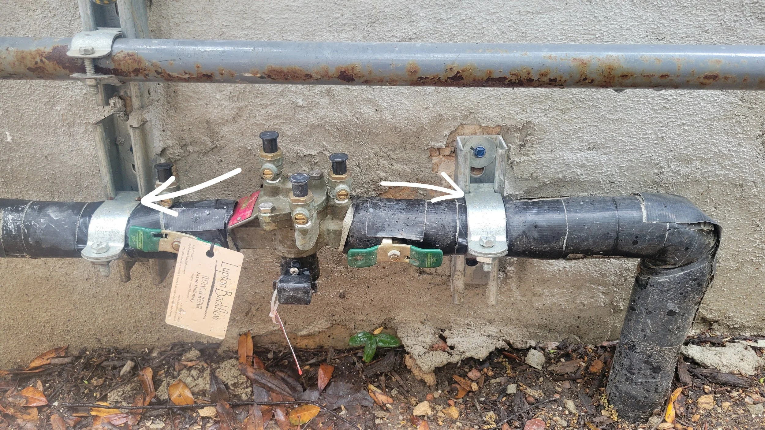 Wall mounted RP for swimming pool autofill