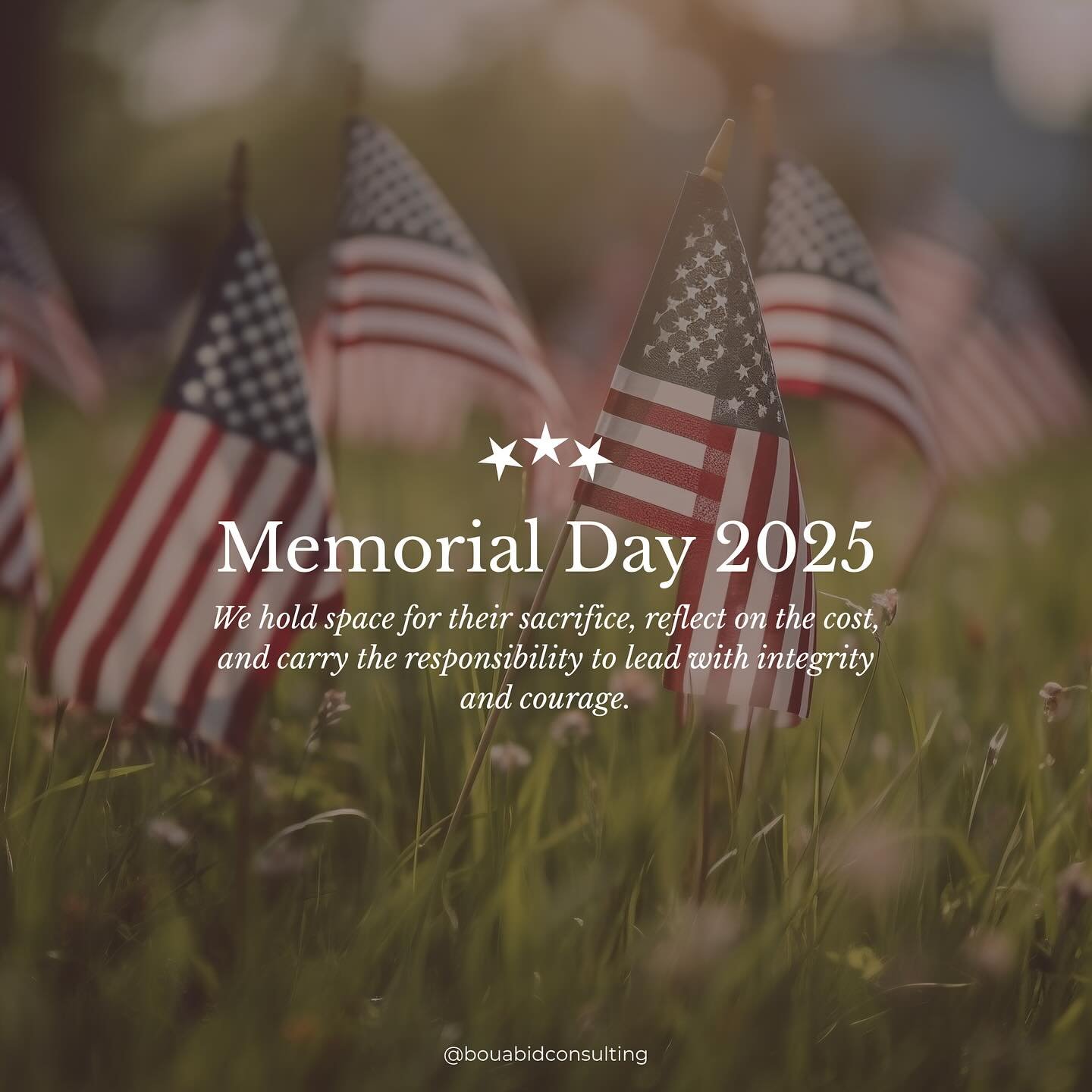 Today we pause and honor the people who gave everything in service to something bigger than themselves.

Leadership, at its core, is about service. And on Memorial Day, we remember those who lived by that example. 🇺🇸

We hold space for their sacrif