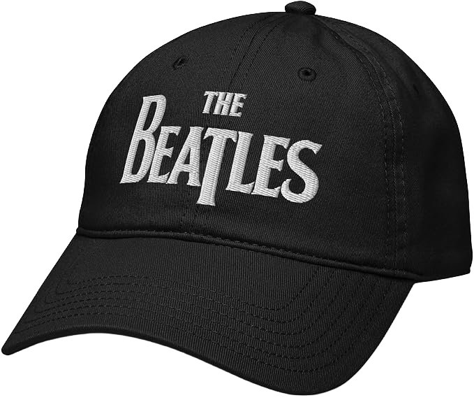 Beatles White Logo Adjustable Baseball Cap
