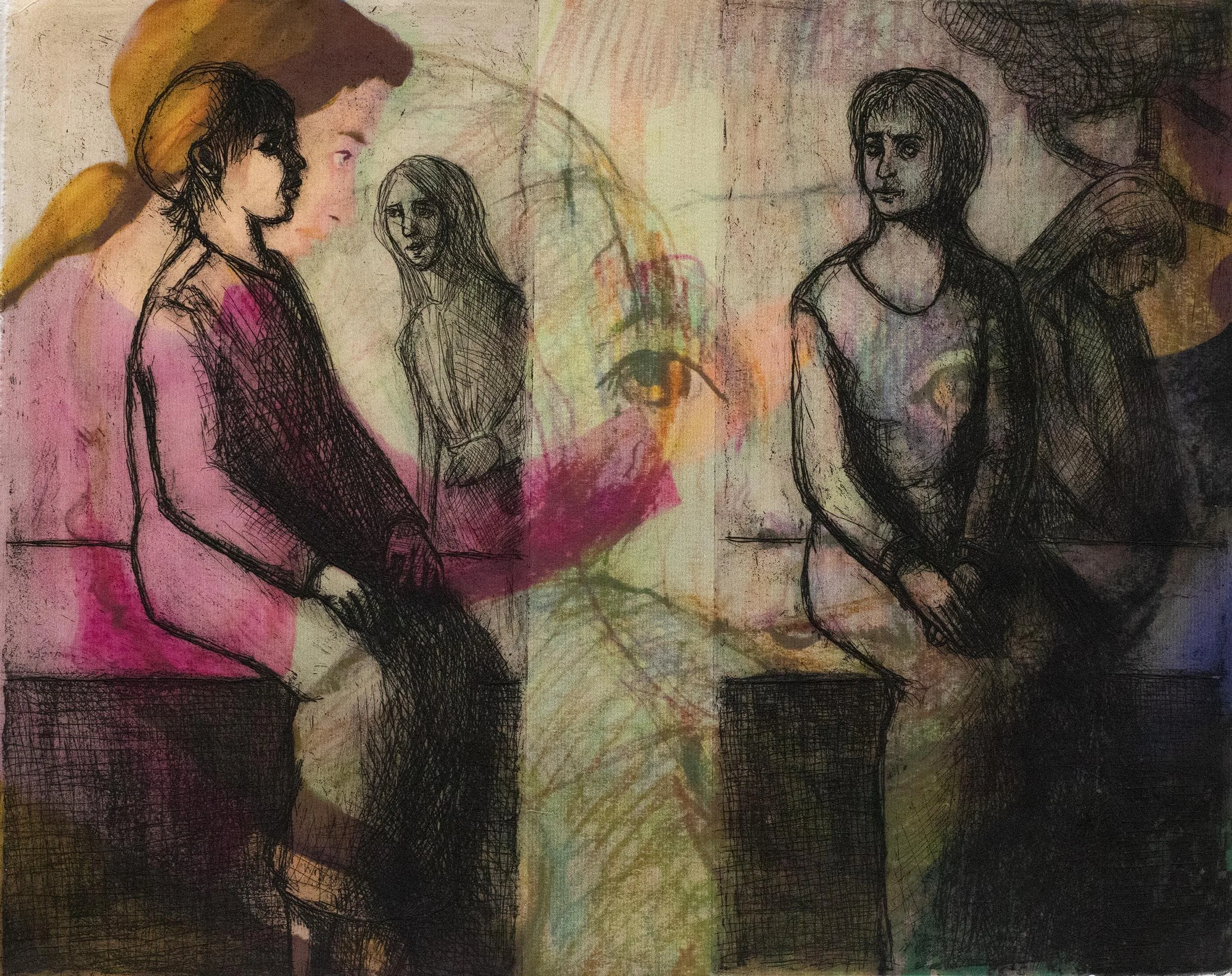 Waiting To Know-variation 1 • 2004 • 11.5 x 14.375 inches