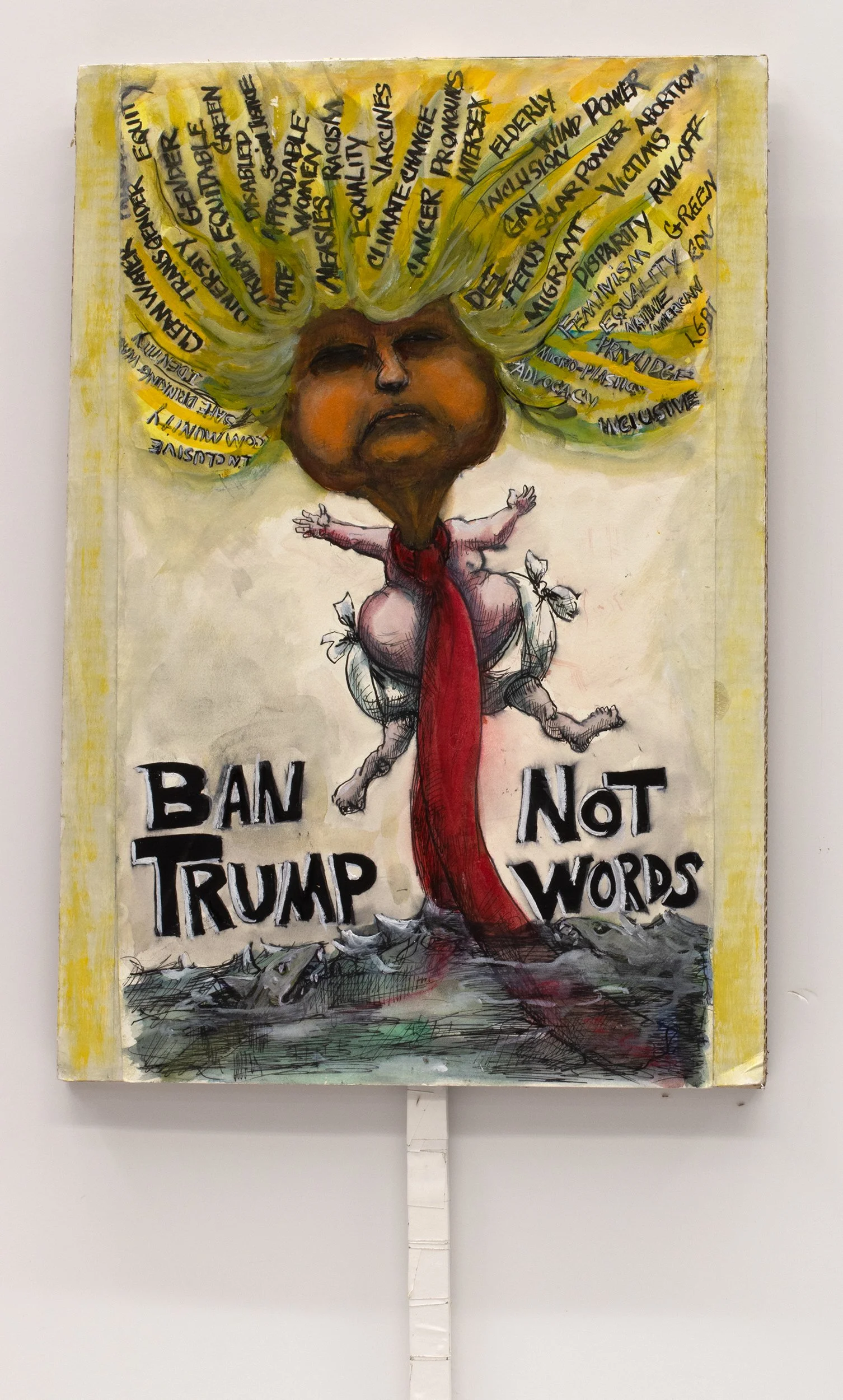 Ban Trump • 2025 • 19 x 13 inches