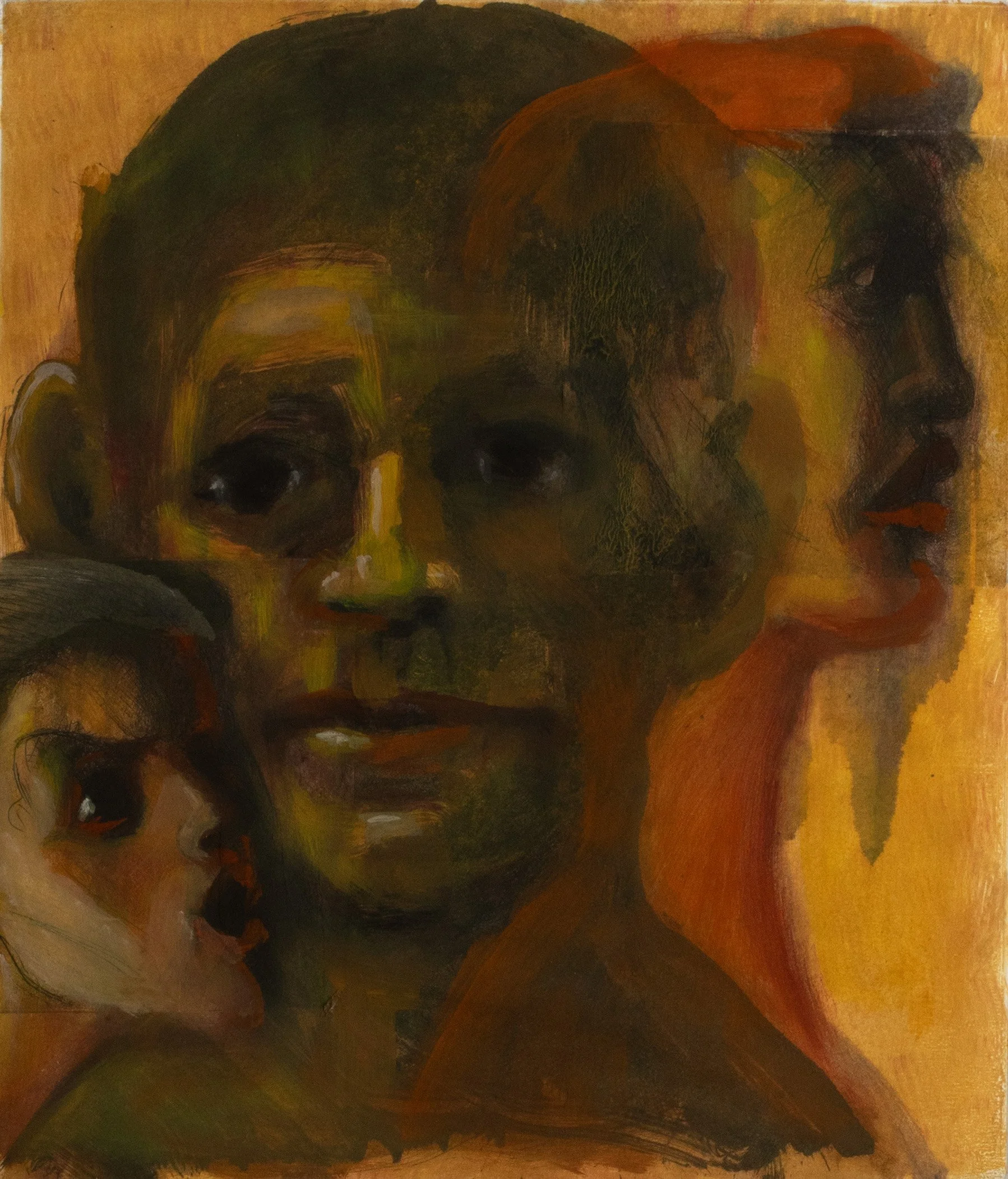 Witnesses-3 Figures #1 • 2023 • 11.5 x 10 inches