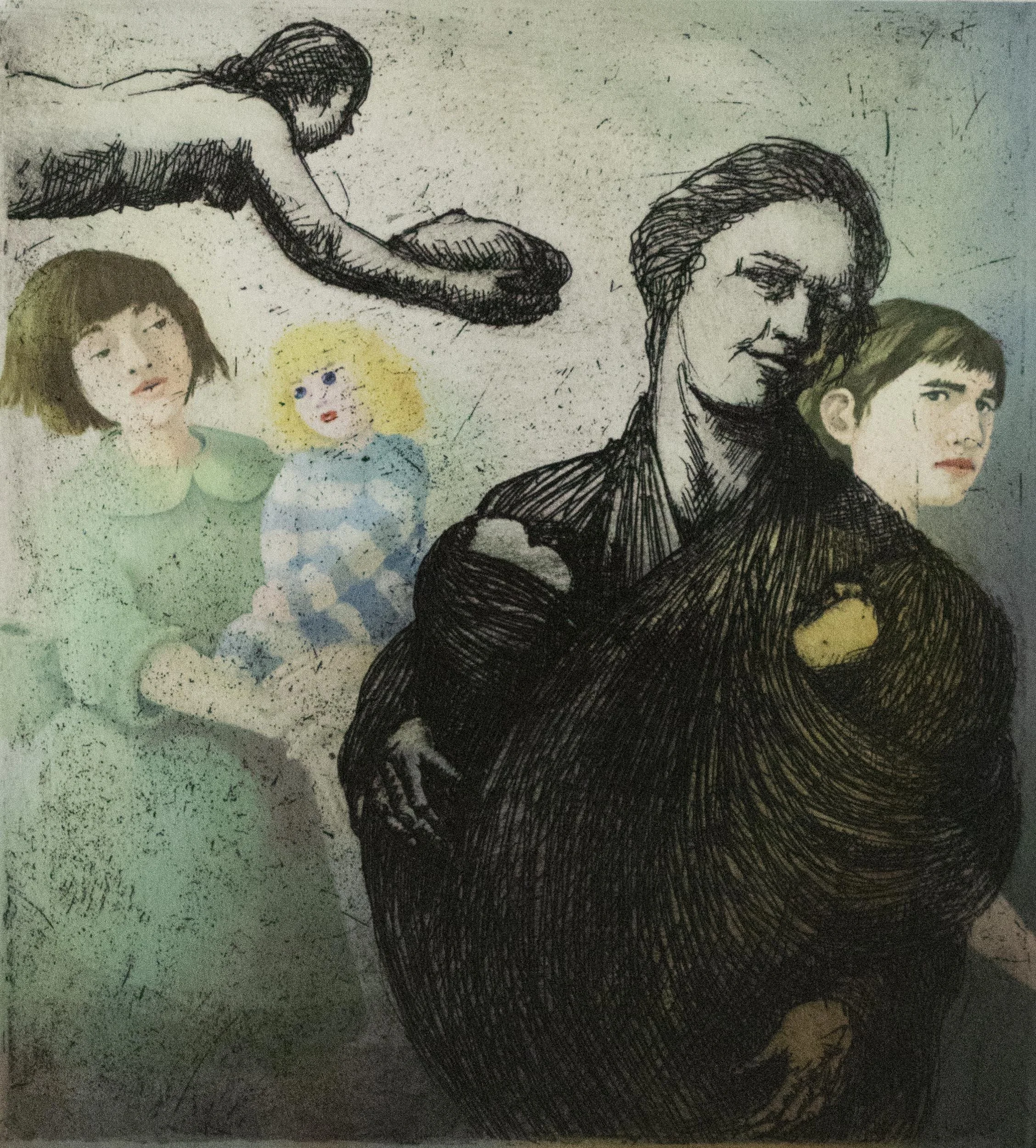 Attend to Others, no right to oneself  (One in the series: The Twelve Covenants or the Unspoken Rules of Growing Up Female) • 1998 • 5.5 x 5 inches