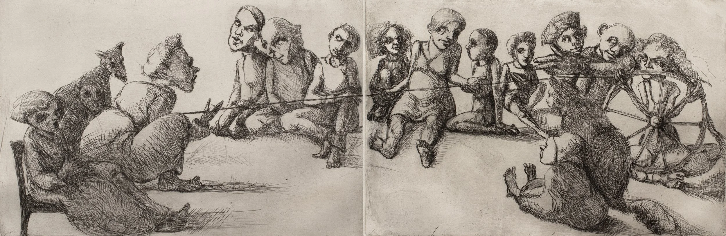 Timeline-diptych • 2023 • 12 x 36 inches