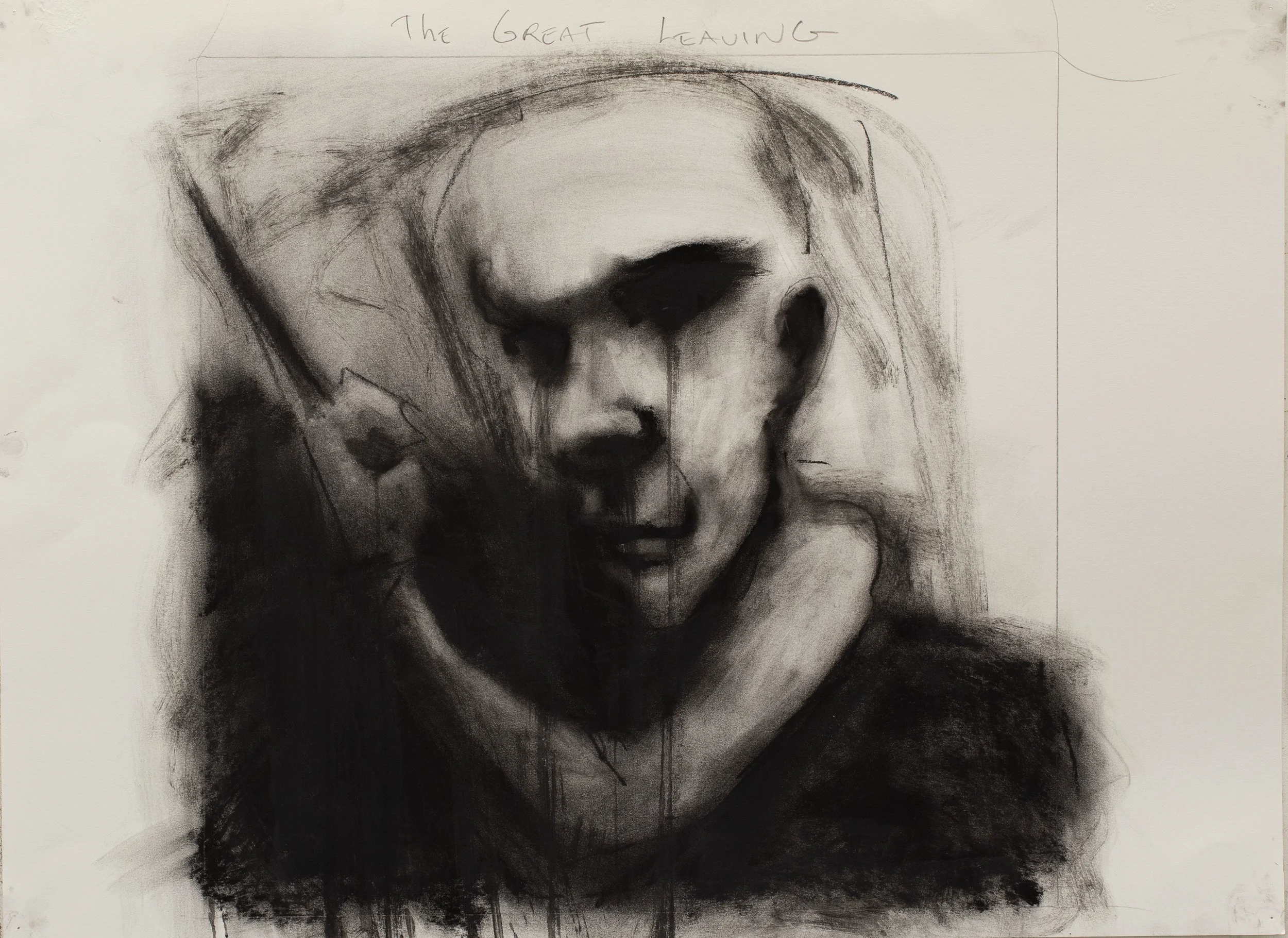TheGreatLeaving-HandUp_2025_Charcoal_22x30.jpg