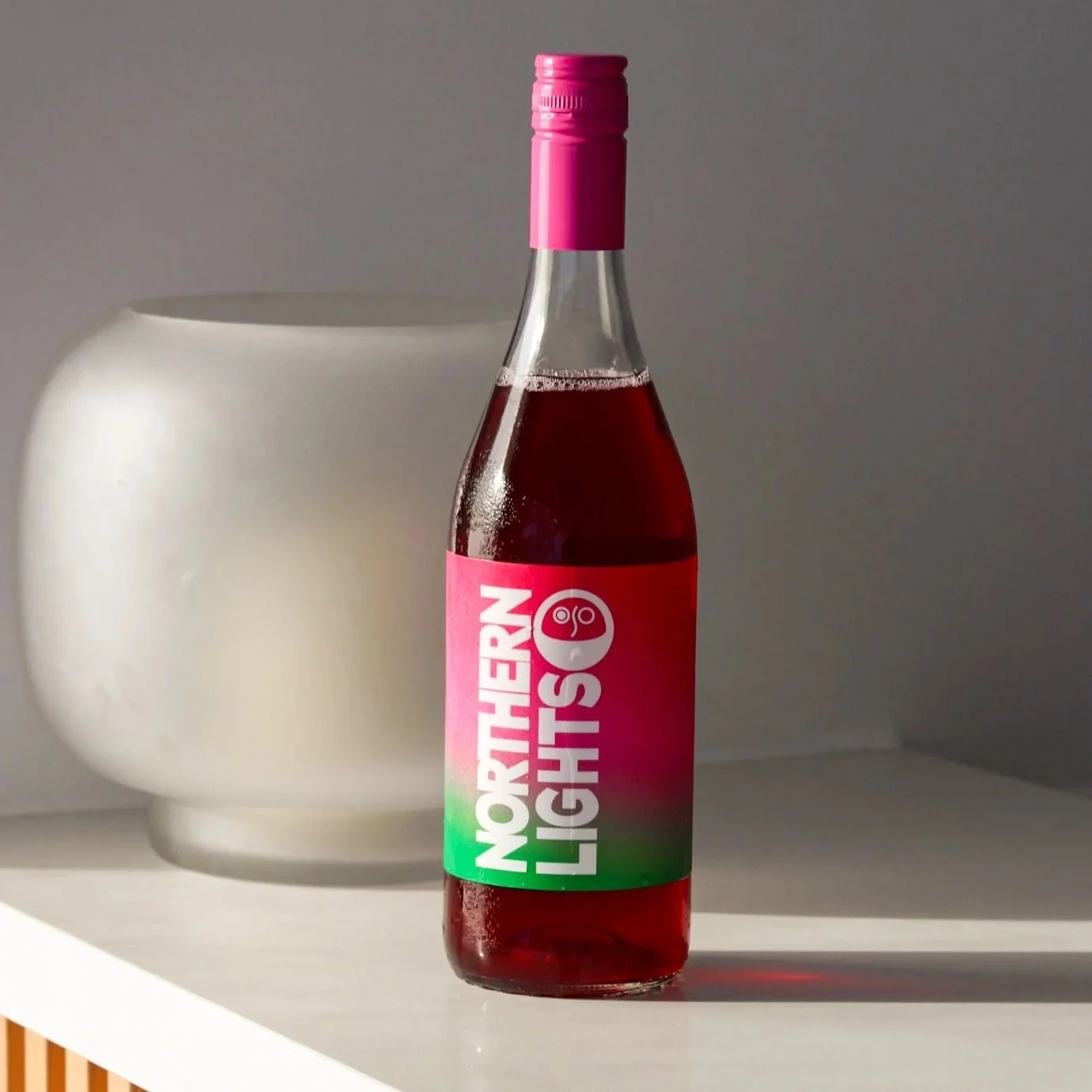 NORTHERN LIGHTS - Red shiso grown at Coleman Family Farms, infused into our house-brewed sake. Earthy, floral, and only available at the tasting room. 8% ABV.