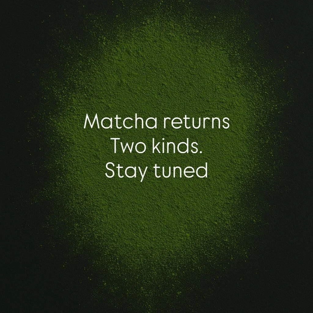 We’re excited to share that we’ll be changing our matcha powder and this time, you’ll get to choose between two unique profiles:
1. Extra Umami – rich, bold, and full of depth.
2.Subtle Umami – smooth, gentle, and beauti