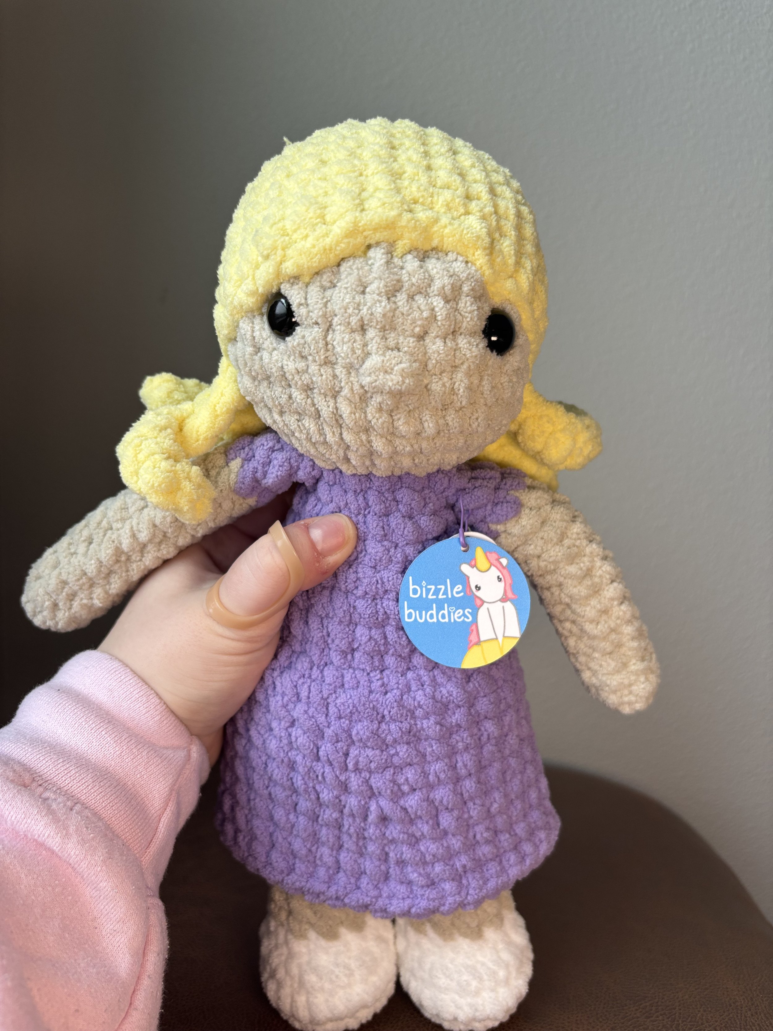 Purple Dress Doll crochet plushie