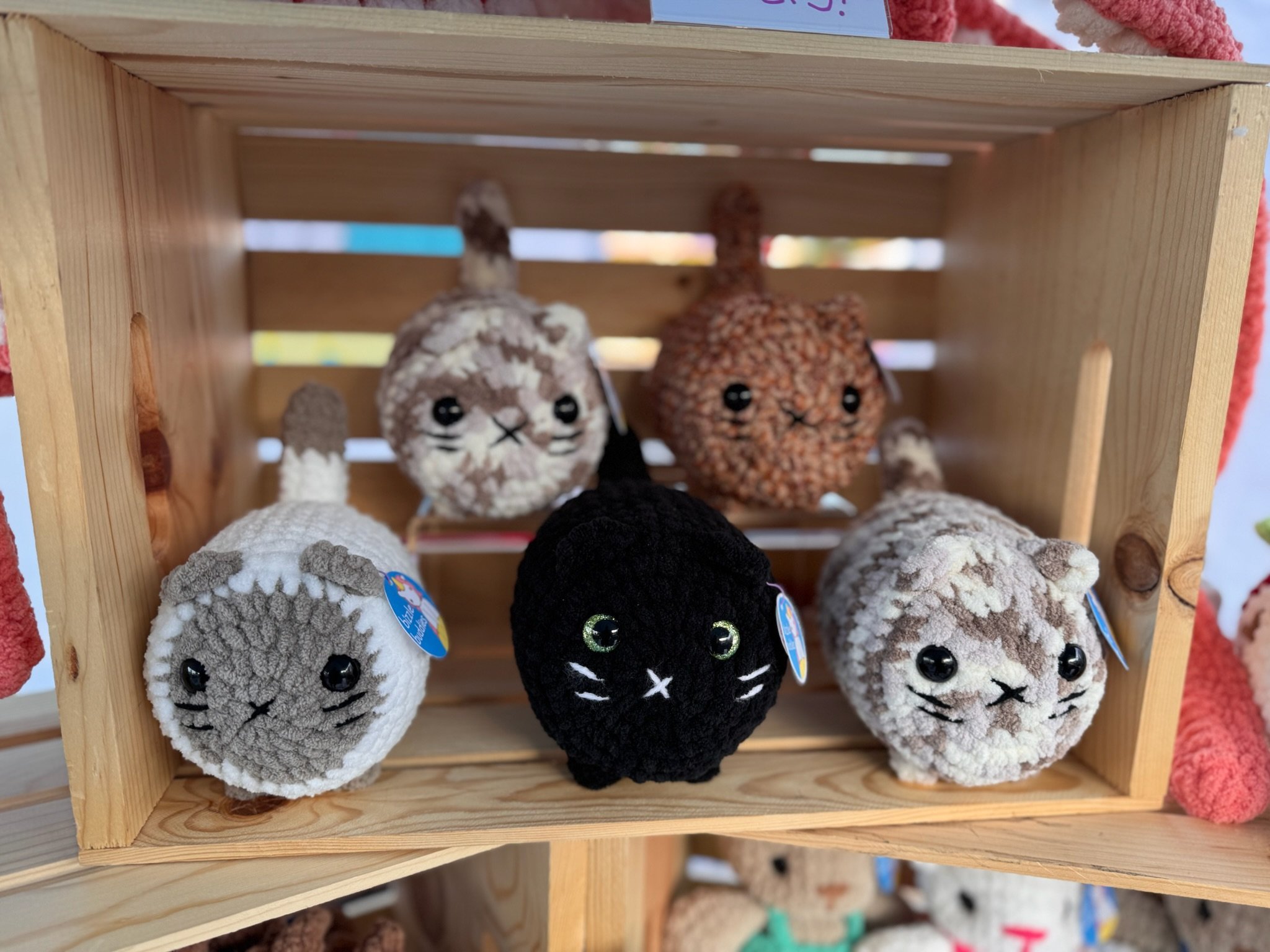 Loaf cat crochet plushies