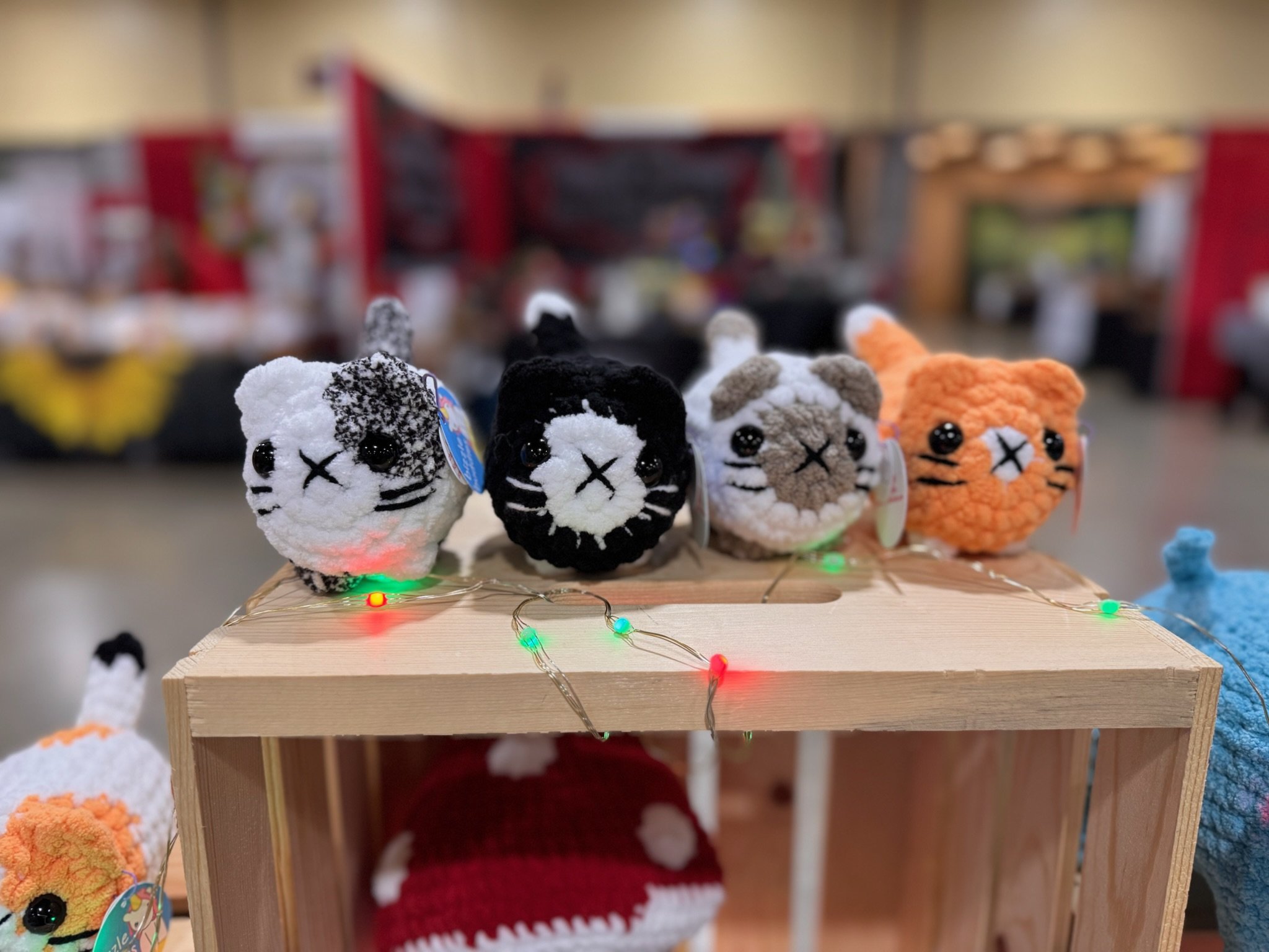 Mini loaf cat crochet plushies