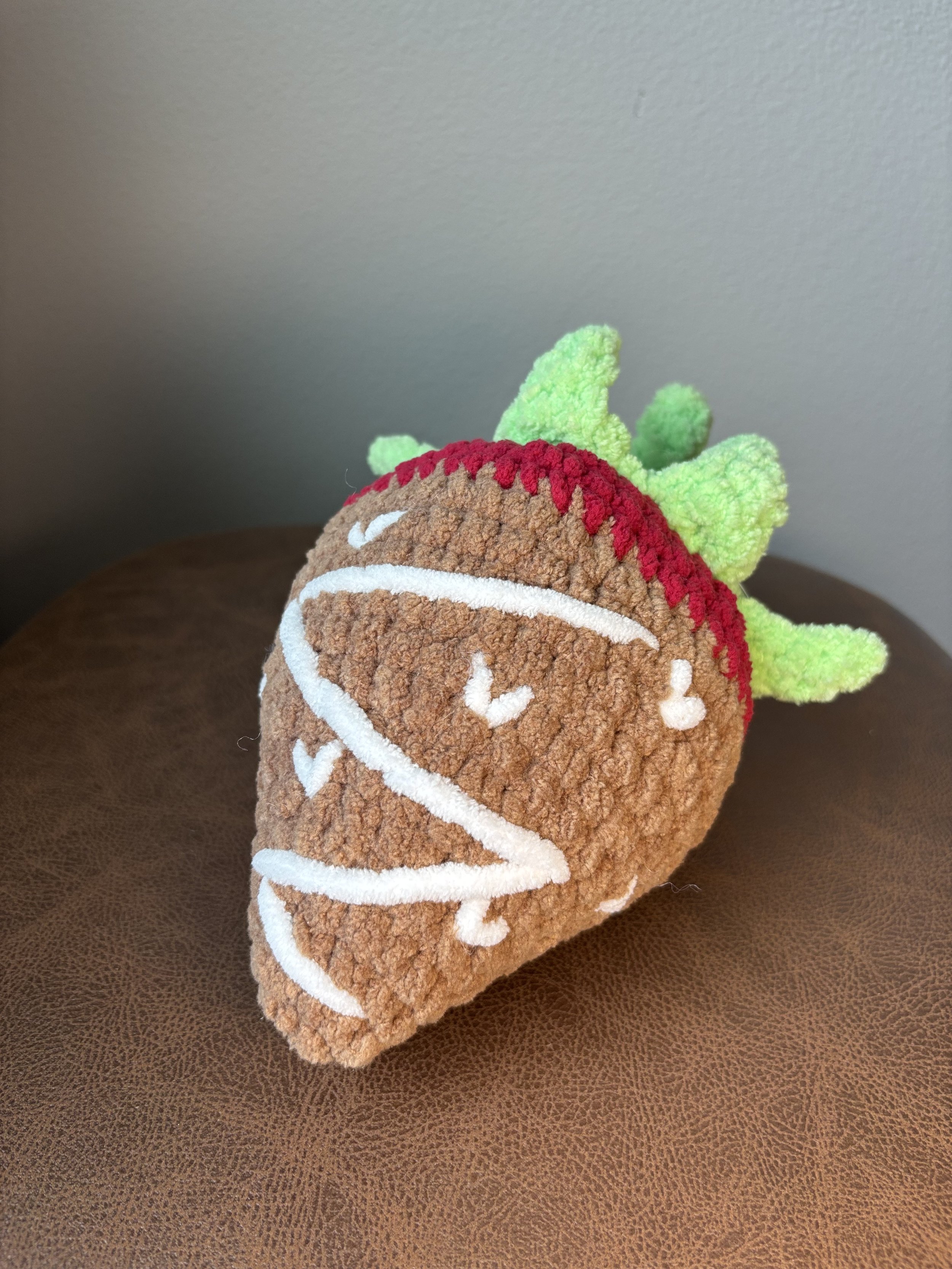 Chocolate Strawberry crochet plushie