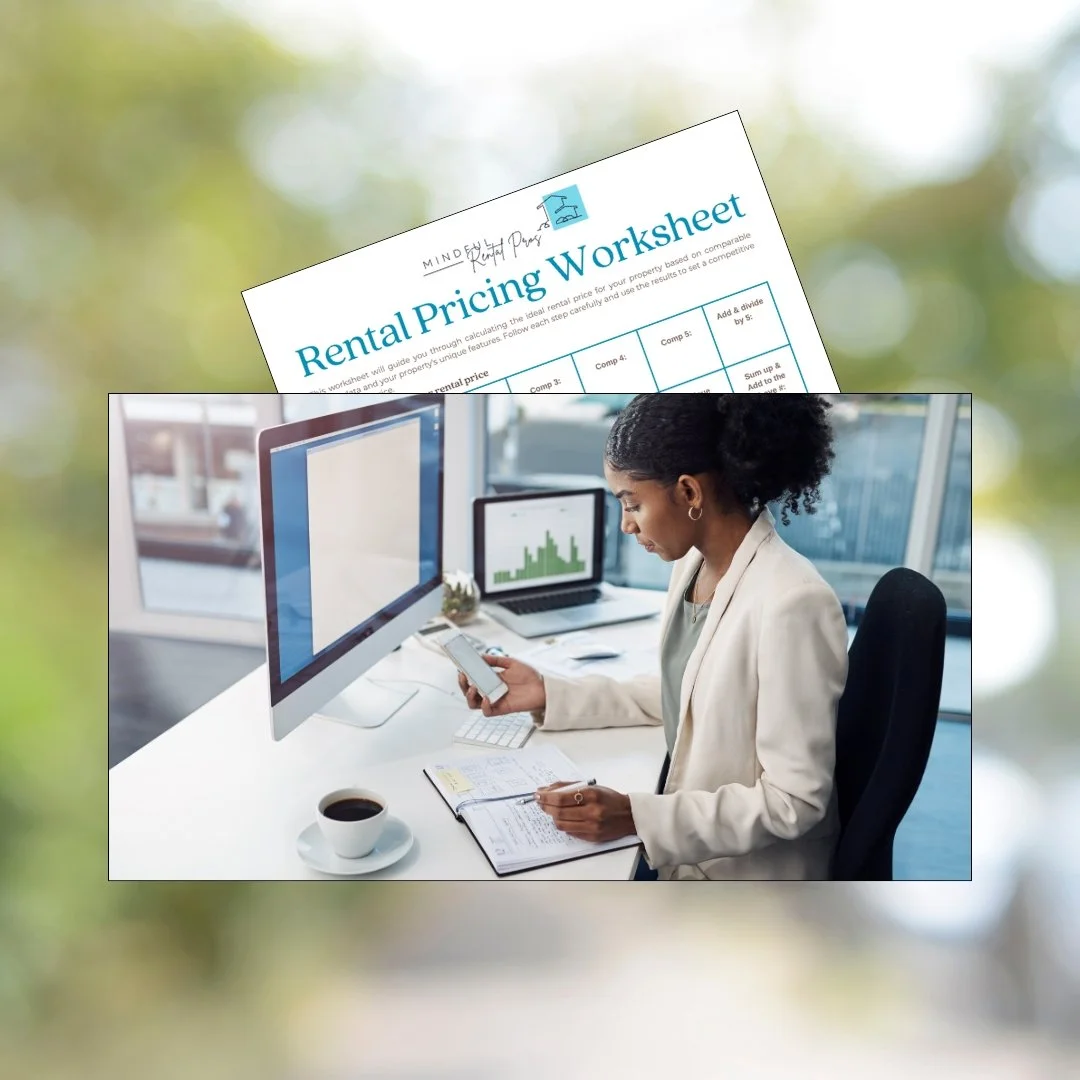 MRP Rental Pricing Worksheet for Defining Your Initial Price Range