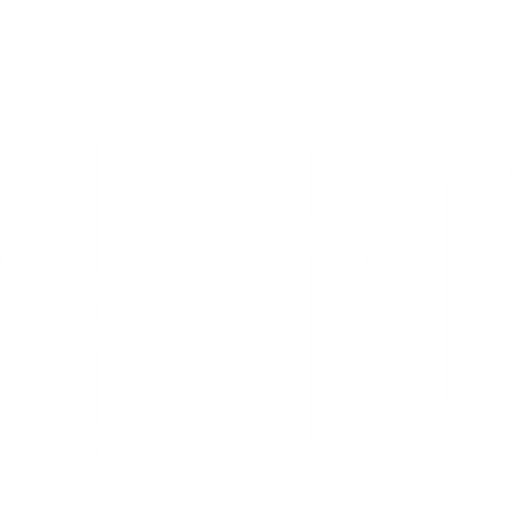 Icon of an armchair and a floor lamp