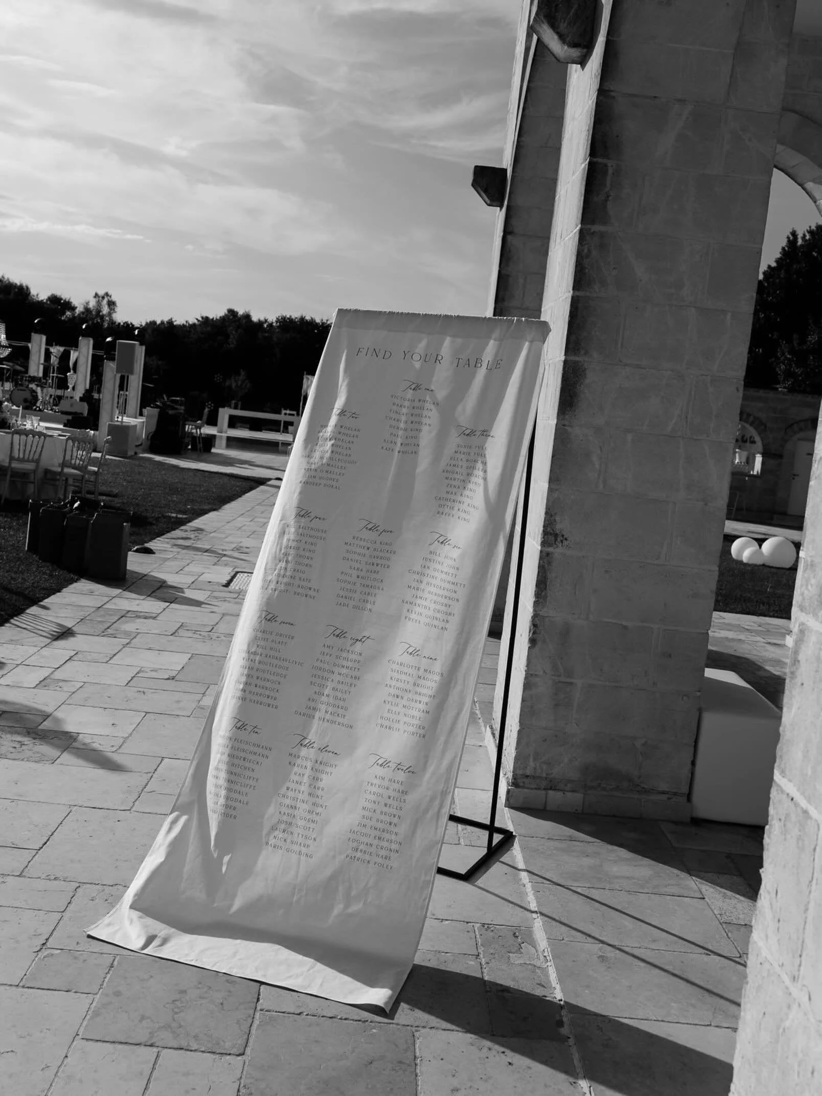 the first glimpse of Victoria 🤍 Barry&rsquo;s wedding day in Italy. A gorgeous fabric seating plan to guide their guests to their seats. So excited for this one!

Bride &amp; Groom @victoria_a_king &amp; @barrywhelan80

Planning &amp; Design @sonawe