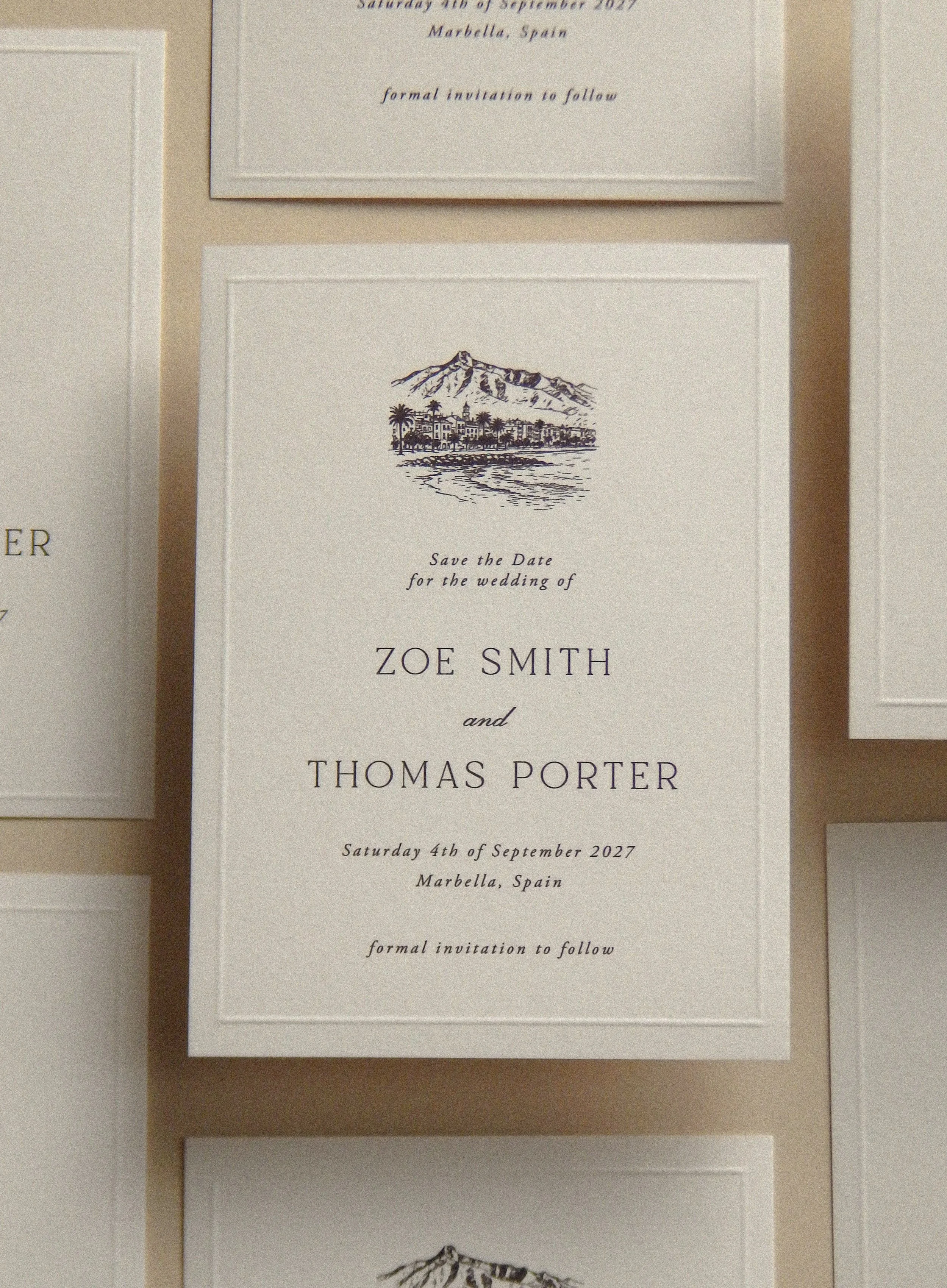 Elegant Custom Save-the-Date Cards