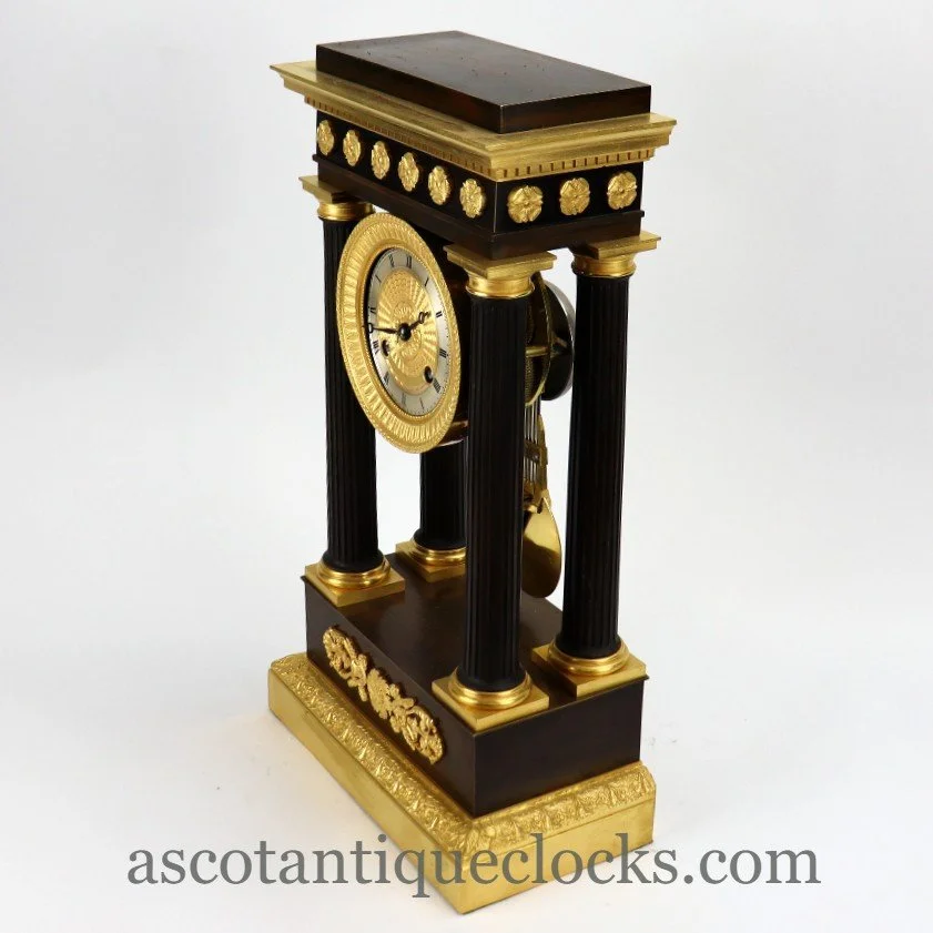 Late 19th Century French Pillar clock