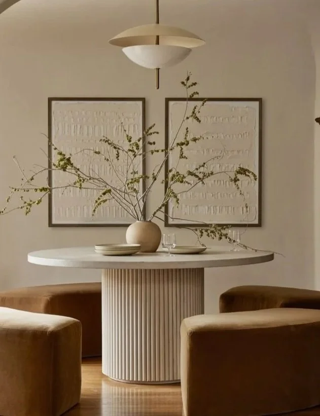 Dining room in cambridge, London and suffolk interior design