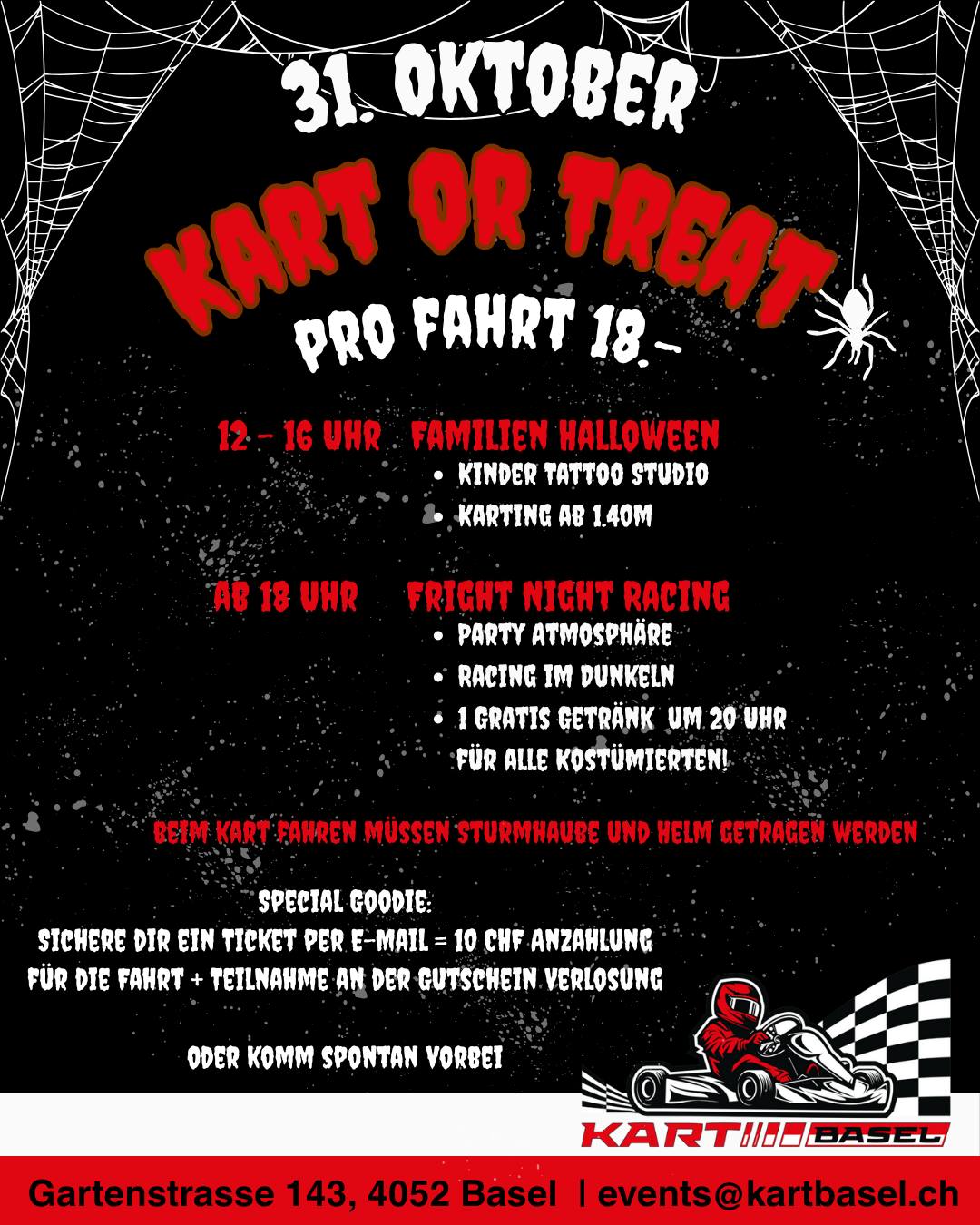 Fright Night Racing - Halloween auf der Kartbahn