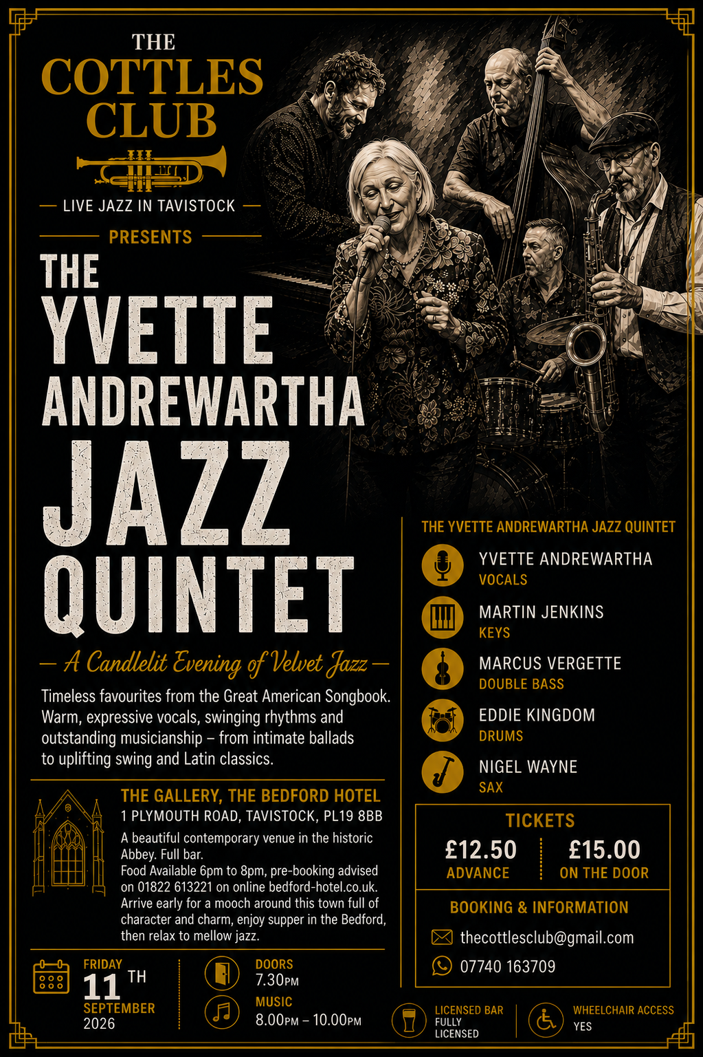 Yvette Andrewartha Quintet