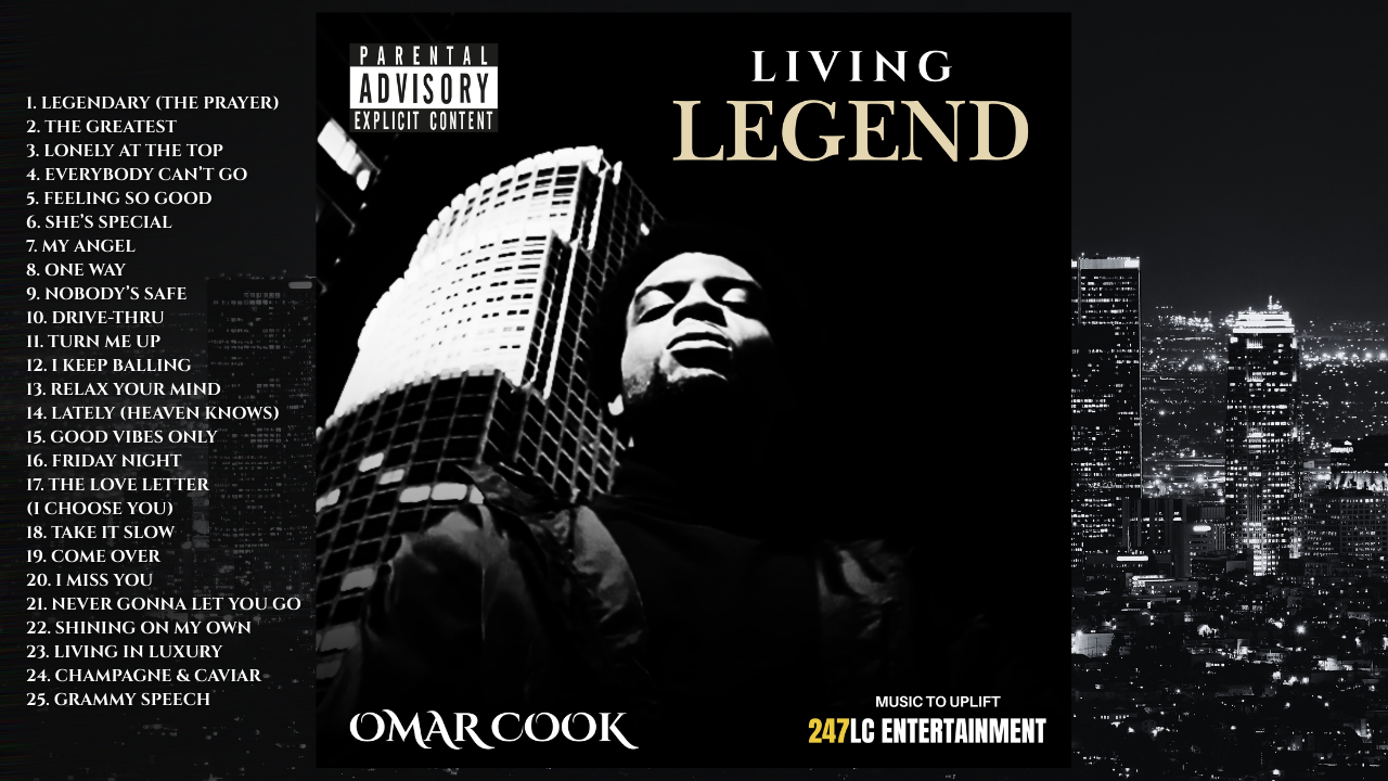 Omar Cook’s Tenth Album “Living Legend” | A Mastery Era Soundtrack of Identity, Faith, Confidence &amp; Legacy