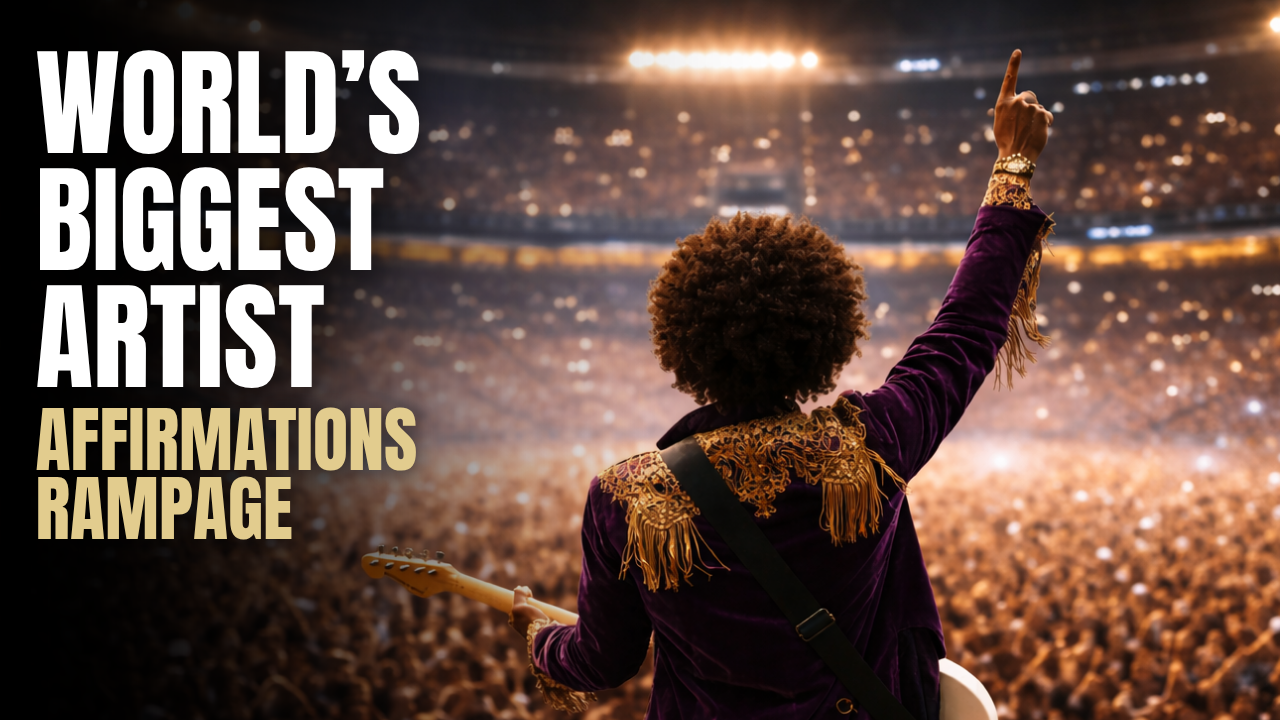 Become the World’s Biggest Artist with This Powerful Affirmations Rampage