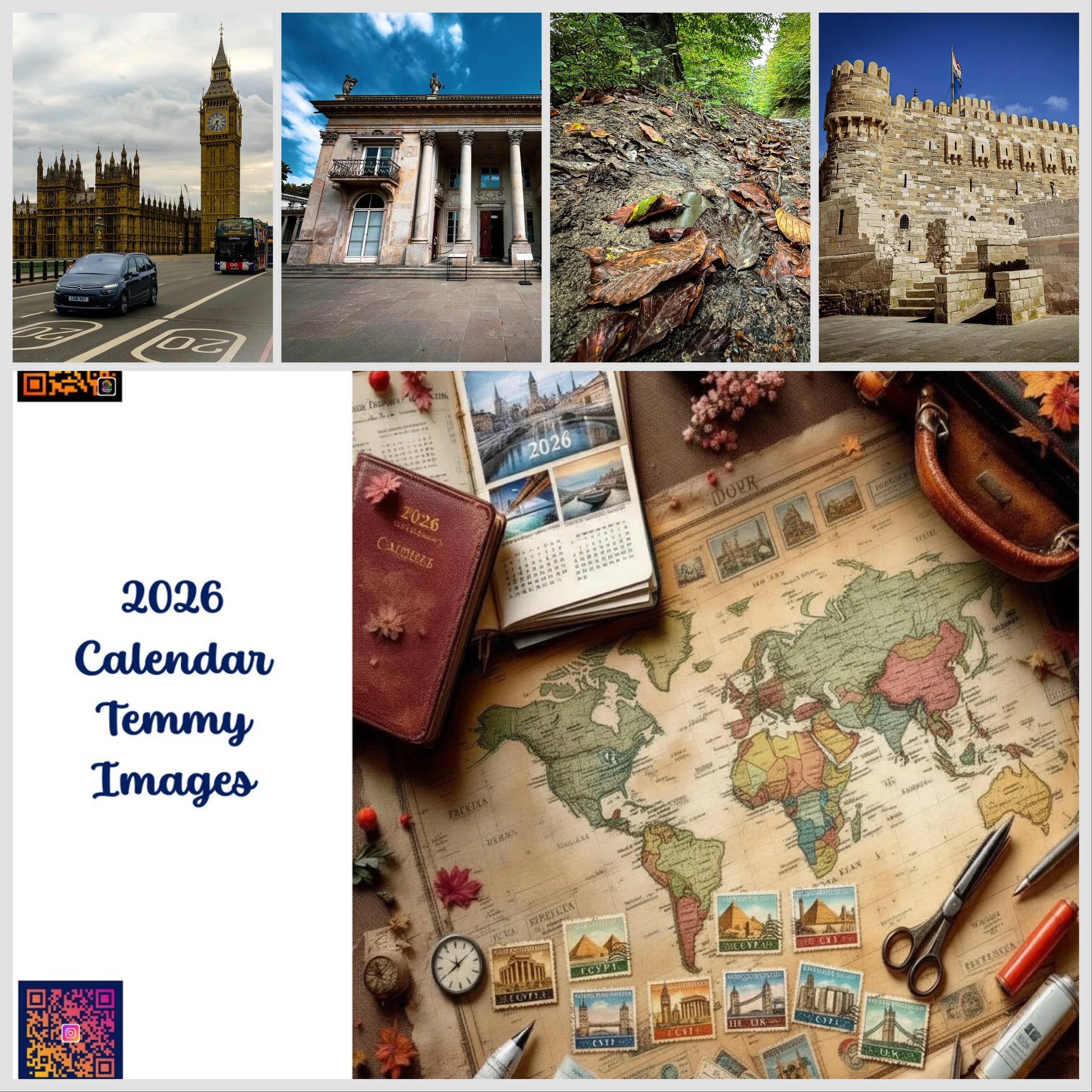 Temmy Images 2026 Calendar - Wall mount  Printable form