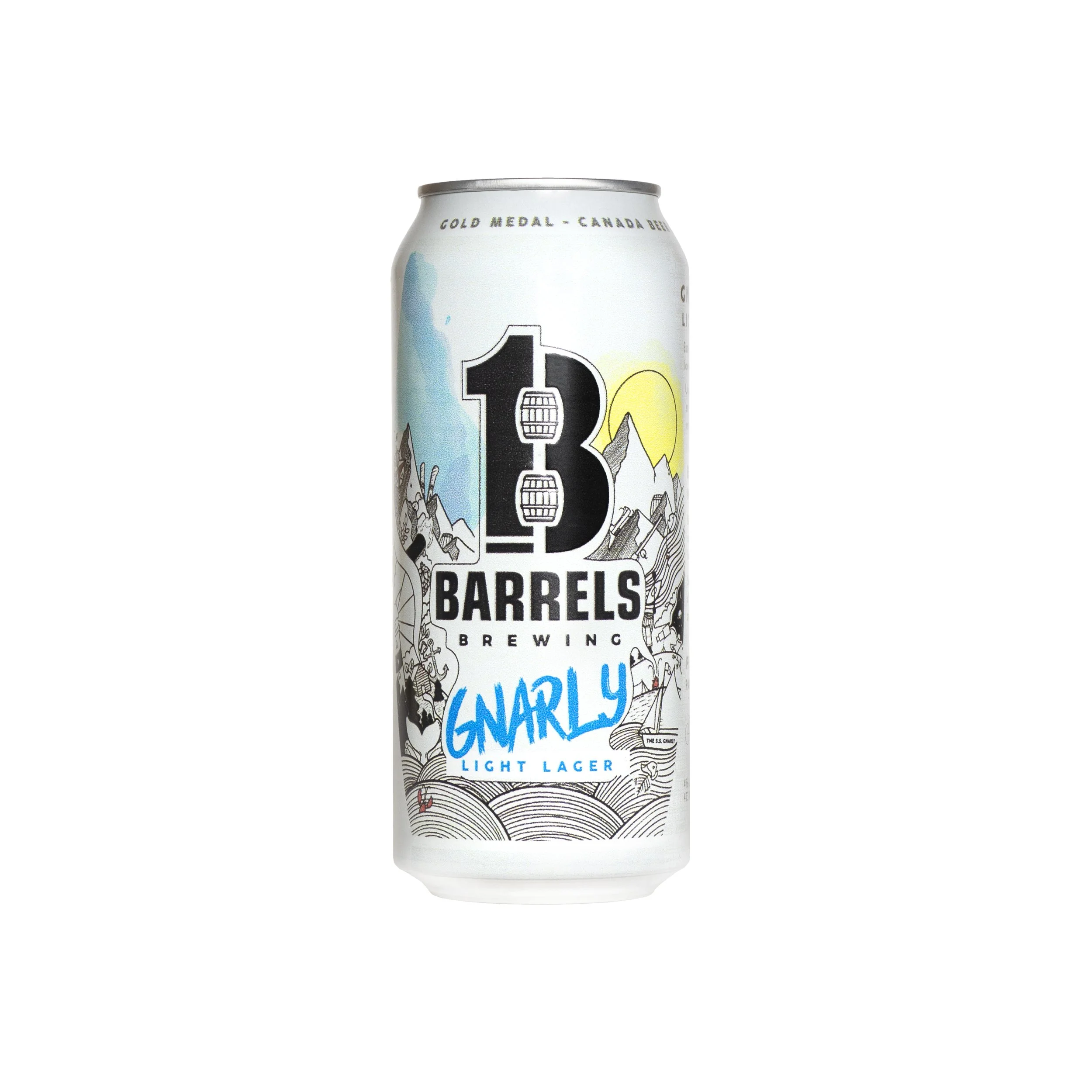 Gnarly Light Lager 473ML