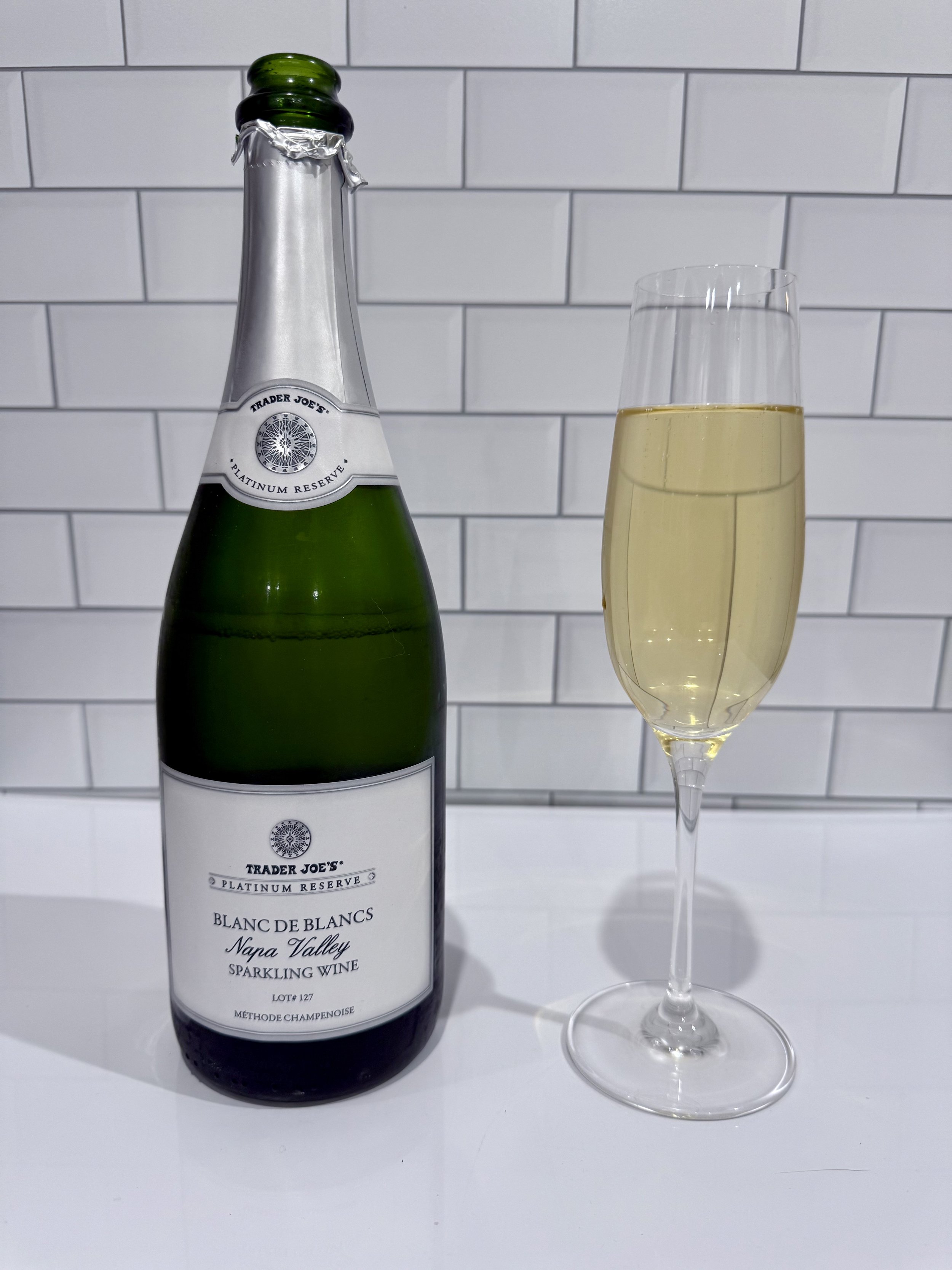 Trader Joe’s Platinum Reserve Blanc de Blancs Sparkling Wine | Lot #127