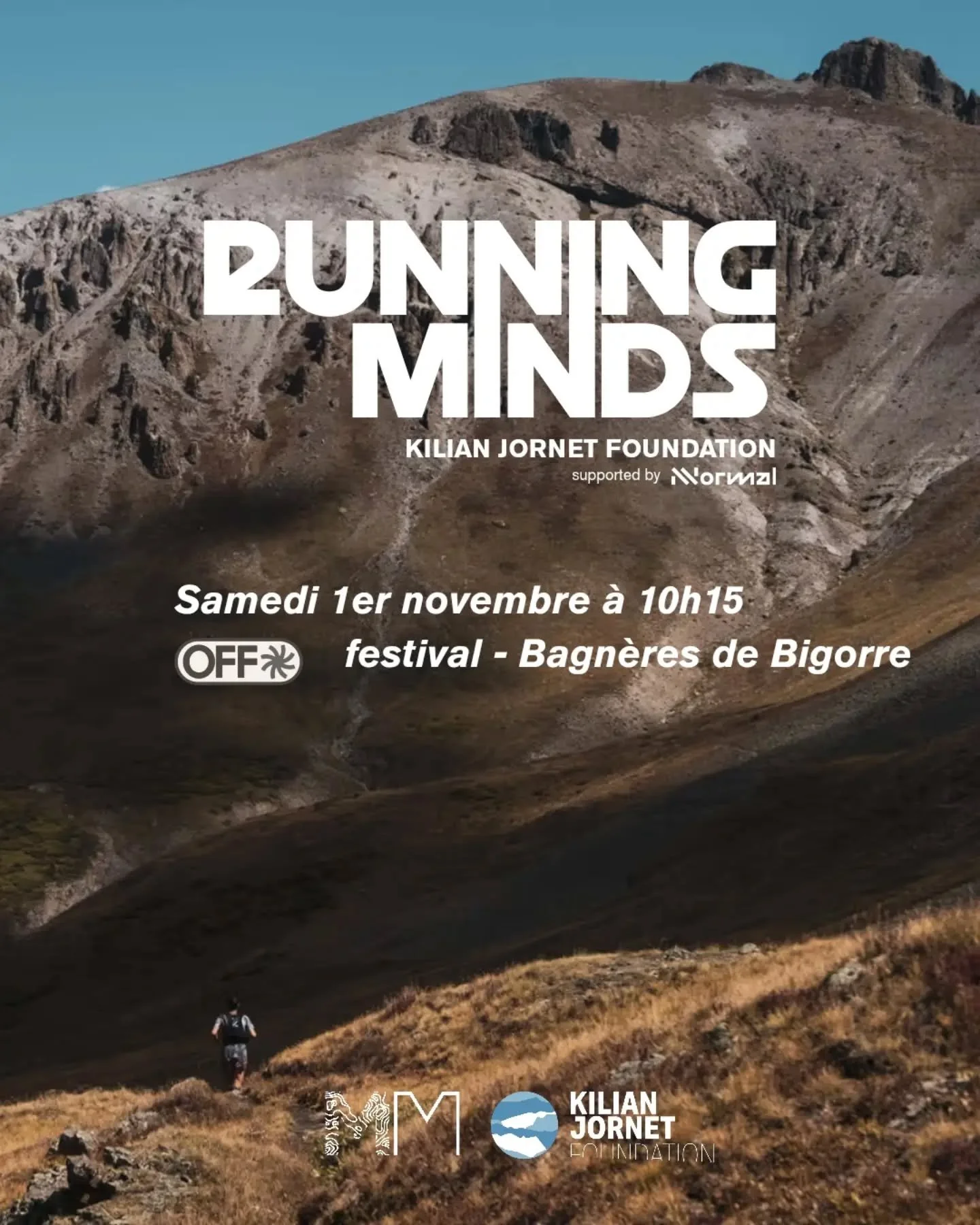 Demain matin au festival @offb2b &agrave; Bagn&egrave;res de Bigorre ! 
Une session #RunningMinds en co-organisation avec @kilianjornetfoundation @nnormal_official 

Chaussez vos chaussures et venez nombreux ! ✌️

@baptistecibat