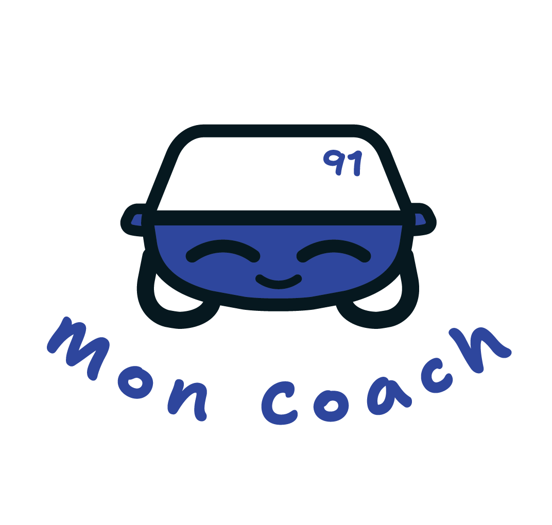 Logo for a driving school