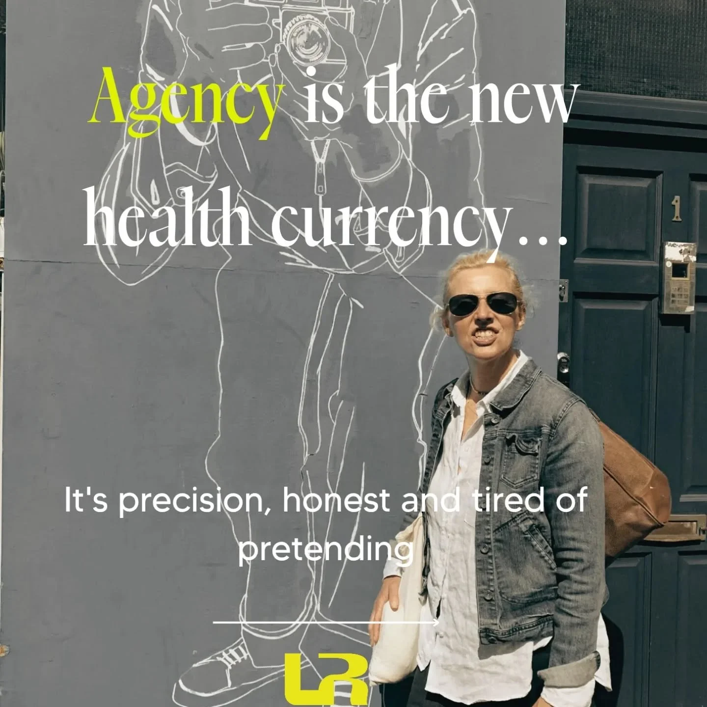 We&rsquo;ve mistaken control for agency.

We&rsquo;ve been taught to track, measure, and hack our health 
as if data alone could deliver the ultimate goals.
But when we outsource intuition,
you lose precision.

Control is compliance.
Agency is creati
