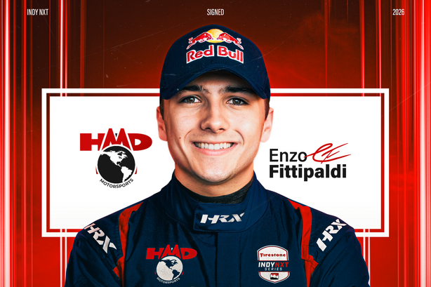 Enzo Fittipaldi disputará temporada 2026 da Indy NXT pela HMD Motorsports